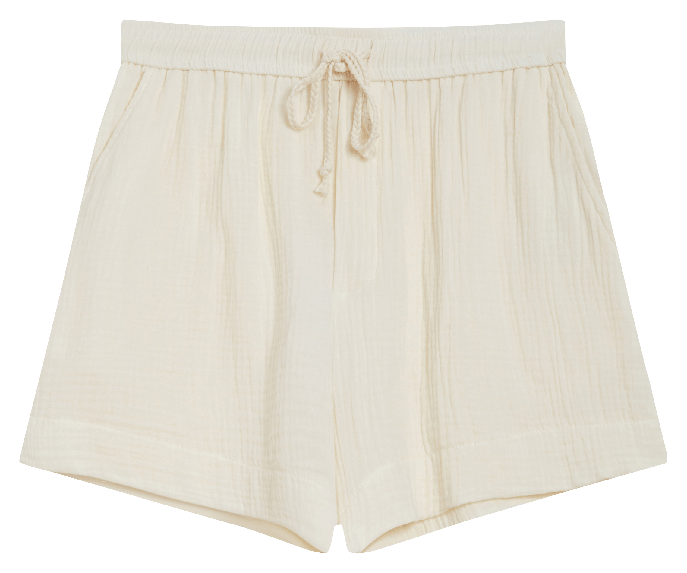 Short droit en coton GRACE ET MILA Blanc