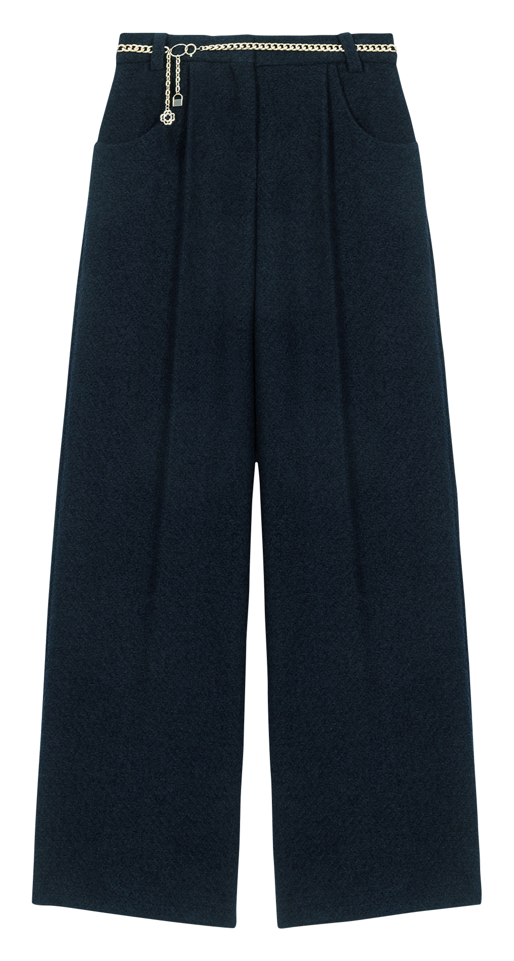 Wijde broek MAJE Blauw