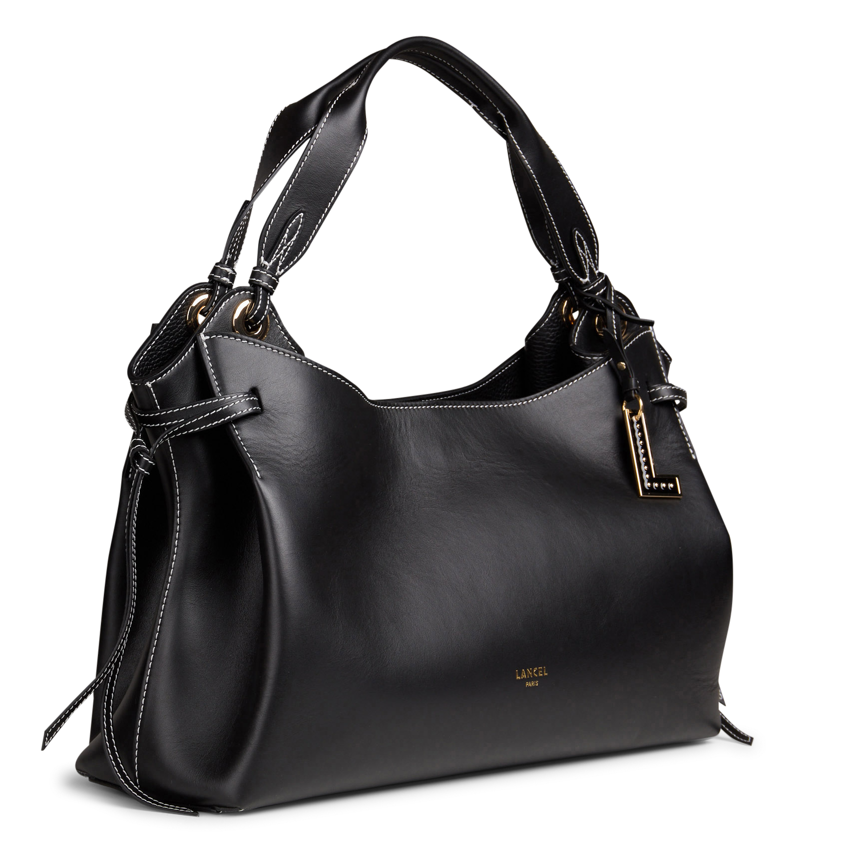 Ledershopper LANCEL Schwarz