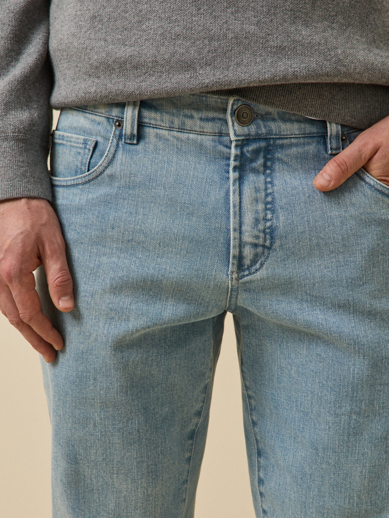 Jean regular  coton biologique CYRILLUS Bleu