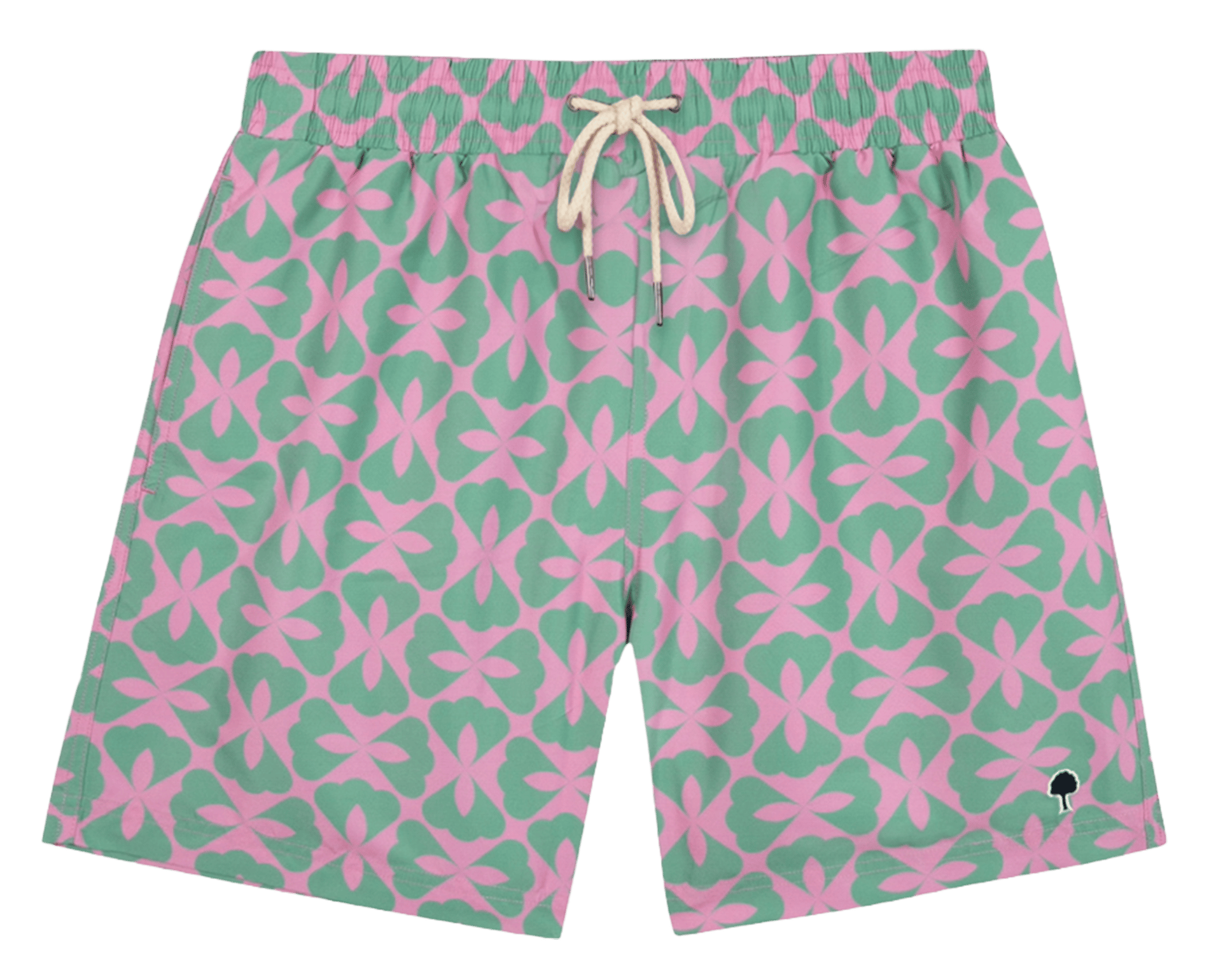 Badeshorts mit Grafik-Print FAGUO Grun