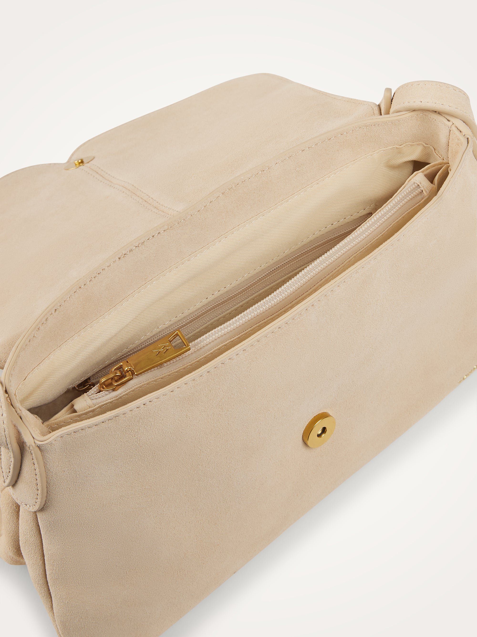 Crossbody bag with flap VANESSA WU Beige