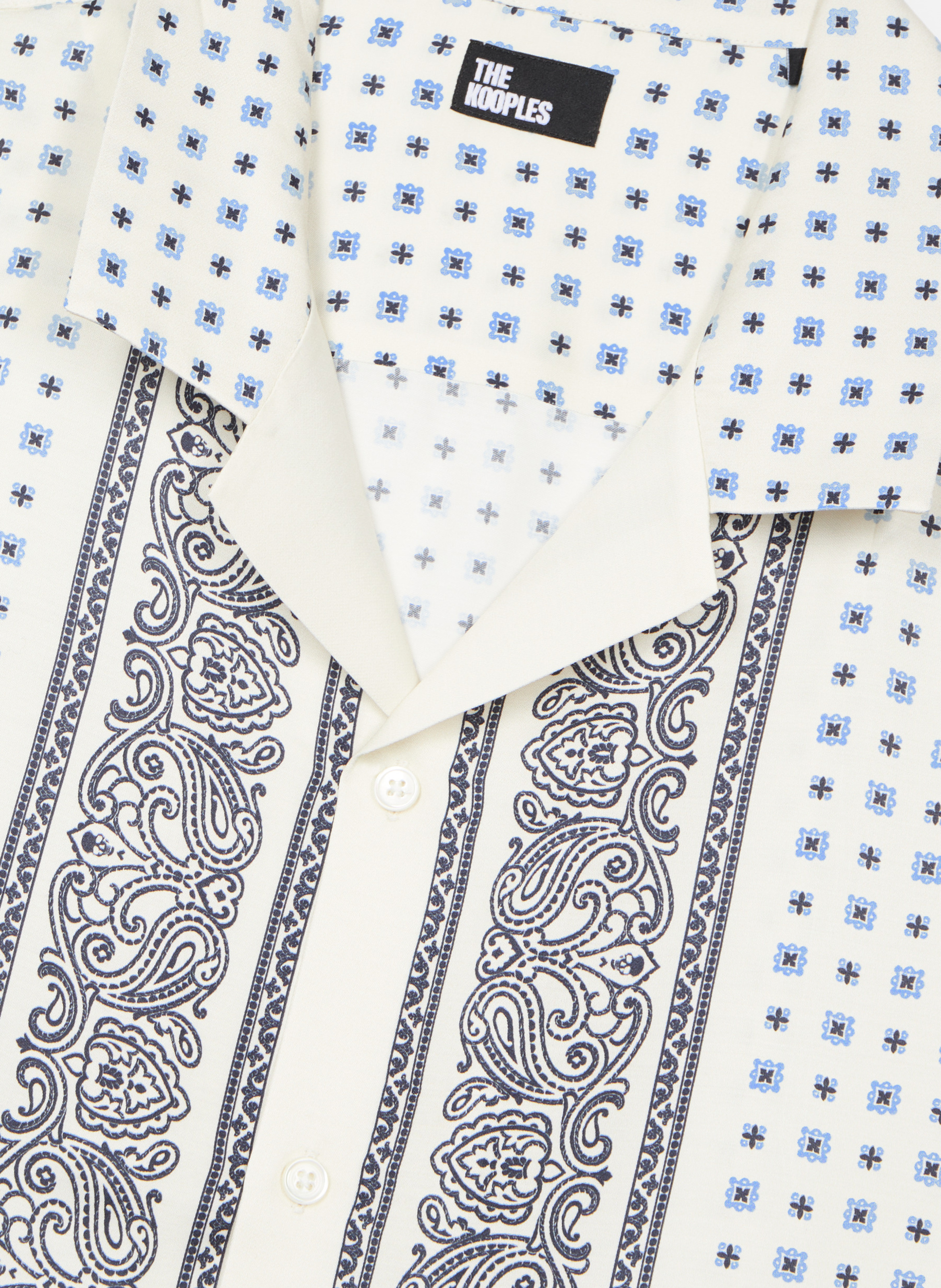 Short-sleeve bandana print shirt THE KOOPLES Beige