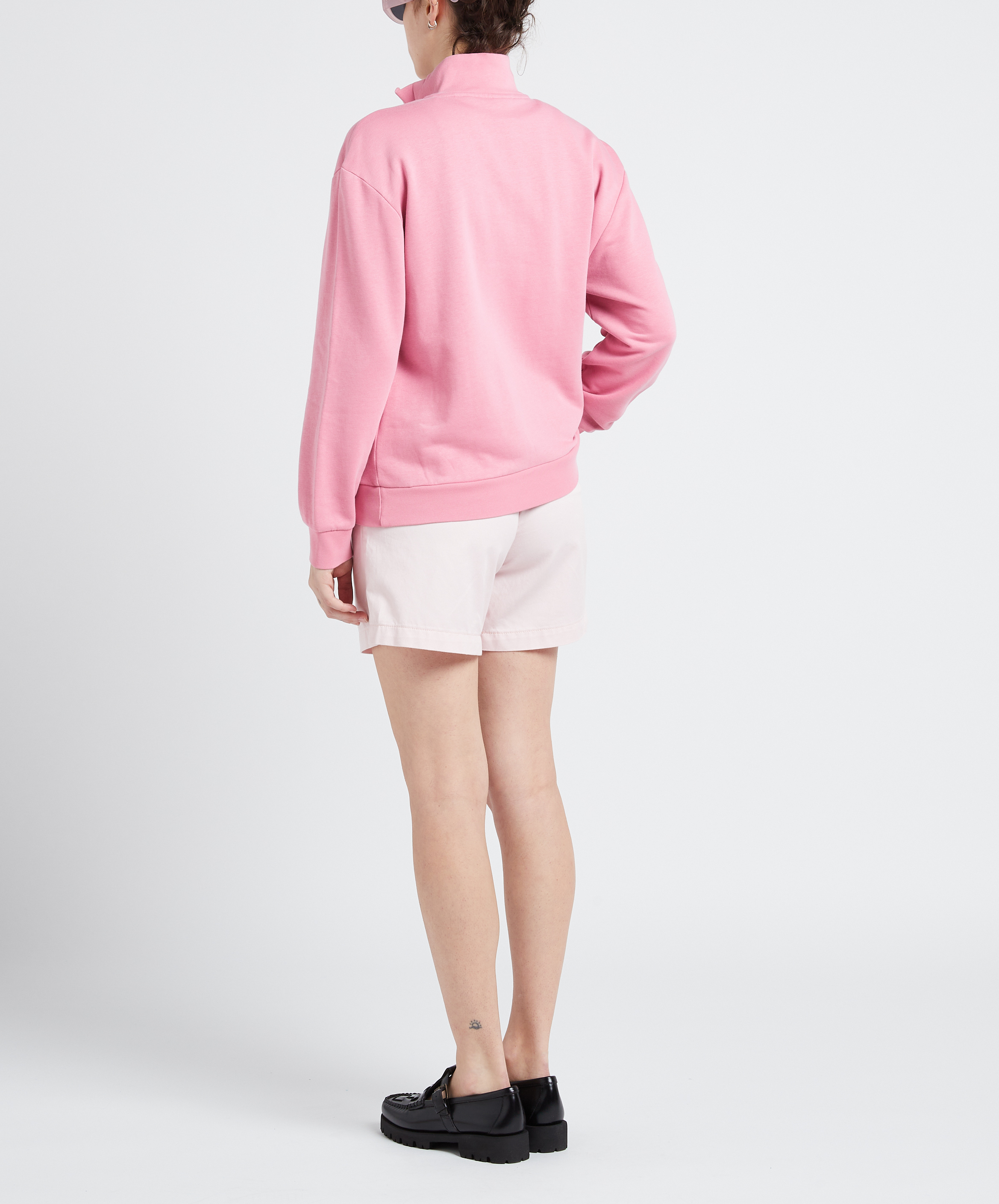 Korte spijkerbroek met hoge taille | katoenblend LEVI'S Rood