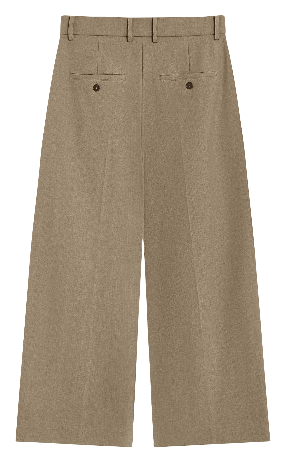 Pantalon large plissé GRACE ET MILA Beige