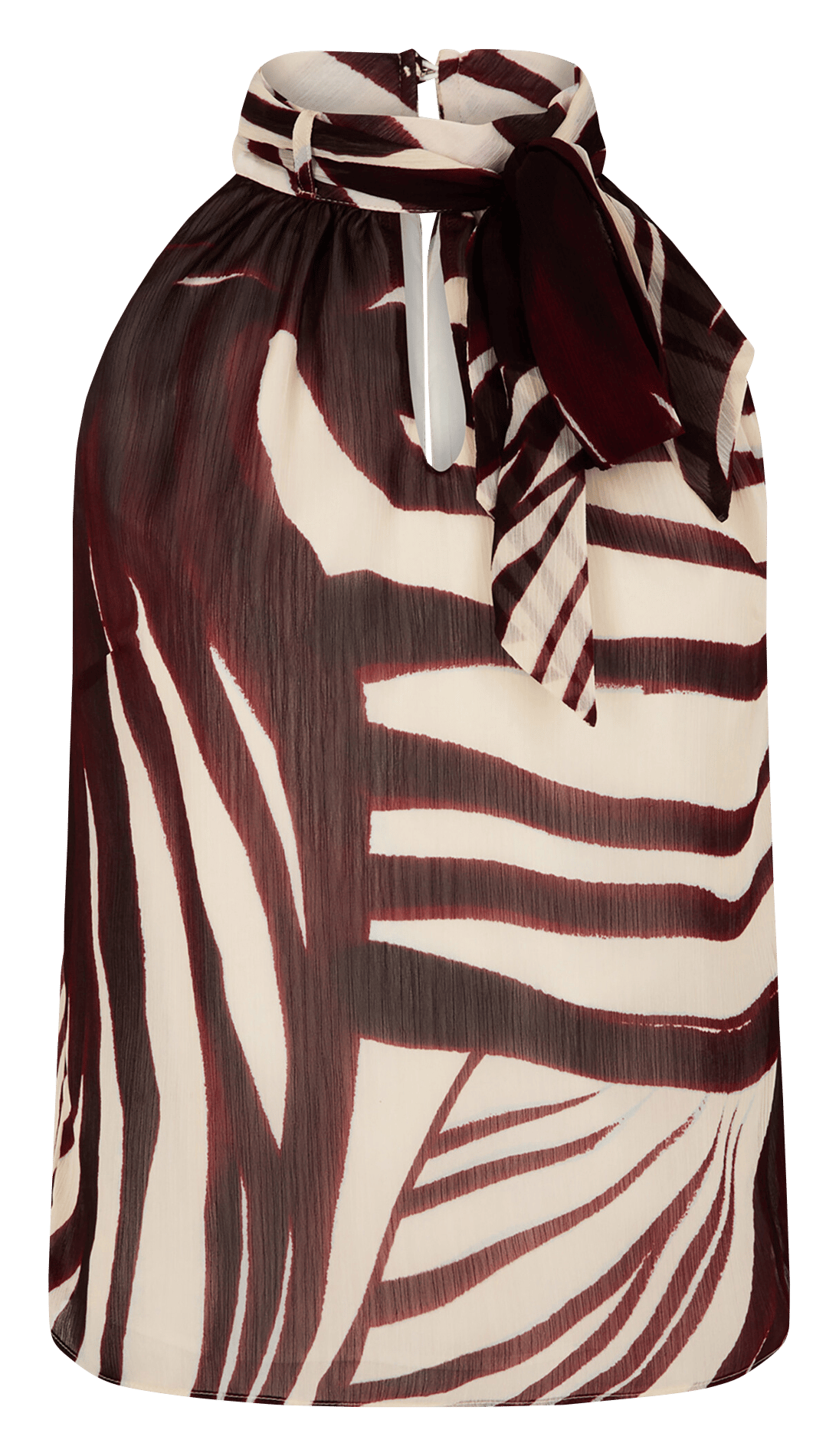 Top droit imprimé en coton MORGAN Multicolore