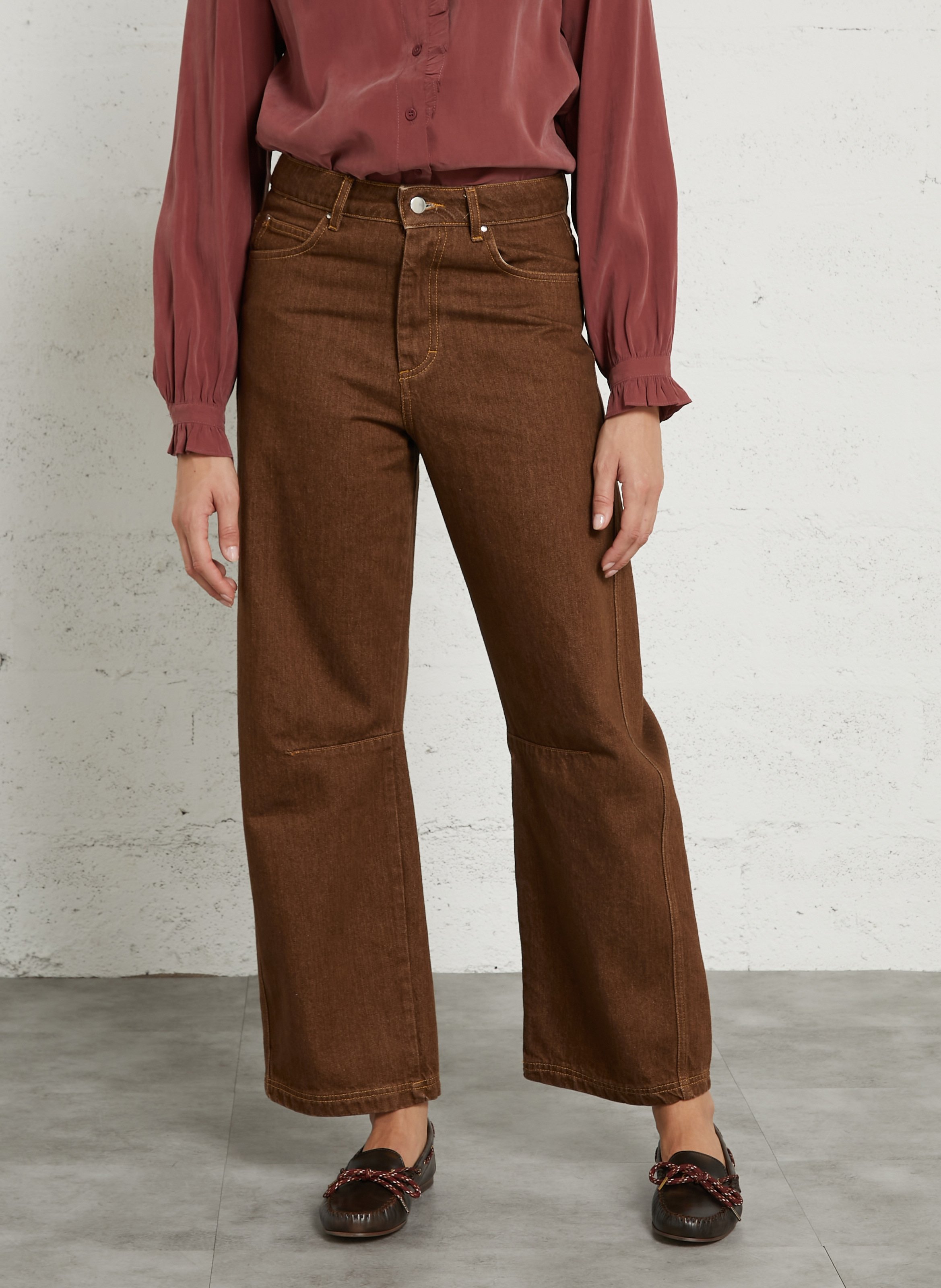 Jeansfass uni aus Baumwollmischung HOD PARIS