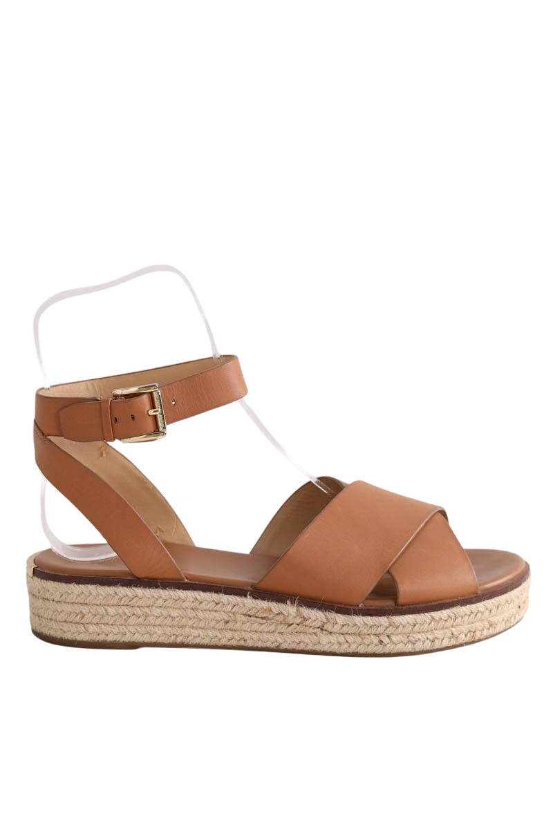 Faux leather sandals MICHAEL KORS - Seconde main Brown