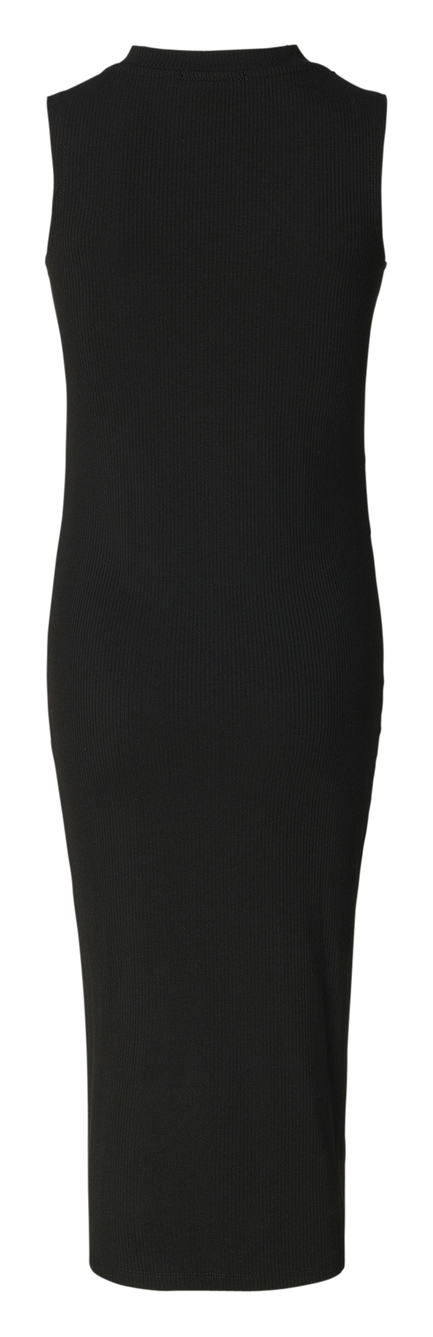 Robe midi col V moulante SUPERMOM Noir