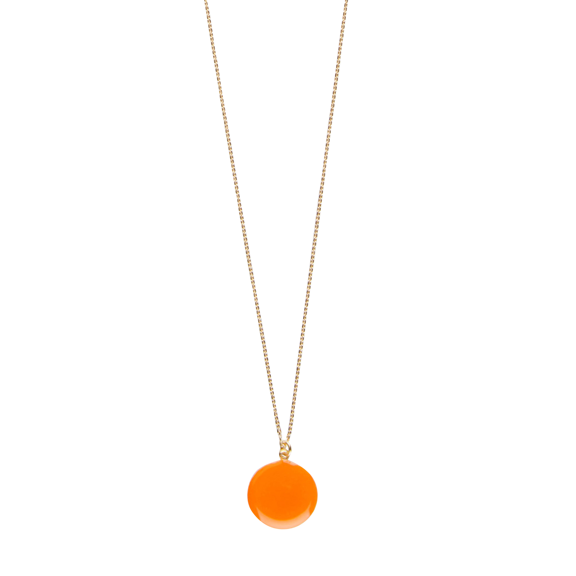 Collier en plaqué or GUILA PARIS Orange