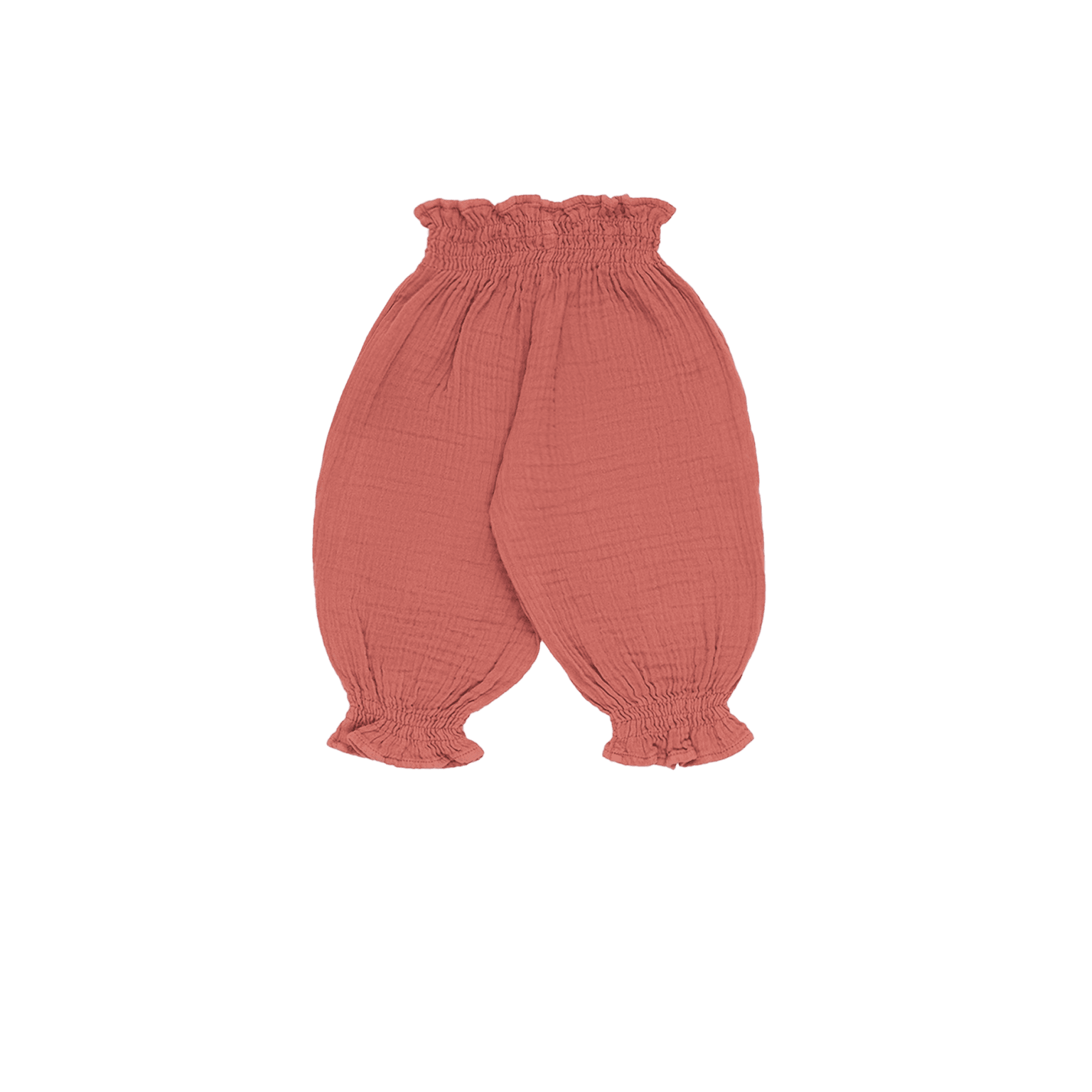 Cotton gauze balloon pants THE NEW SOCIETY Orange