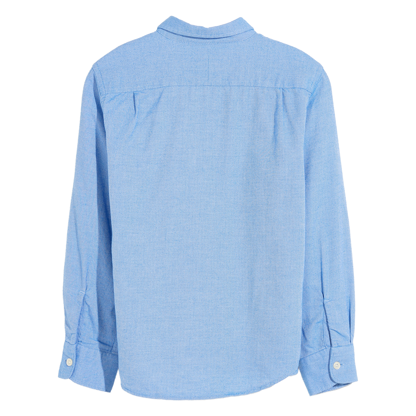 Chemise col classique manches contrastantes en coton BELLEROSE Blue