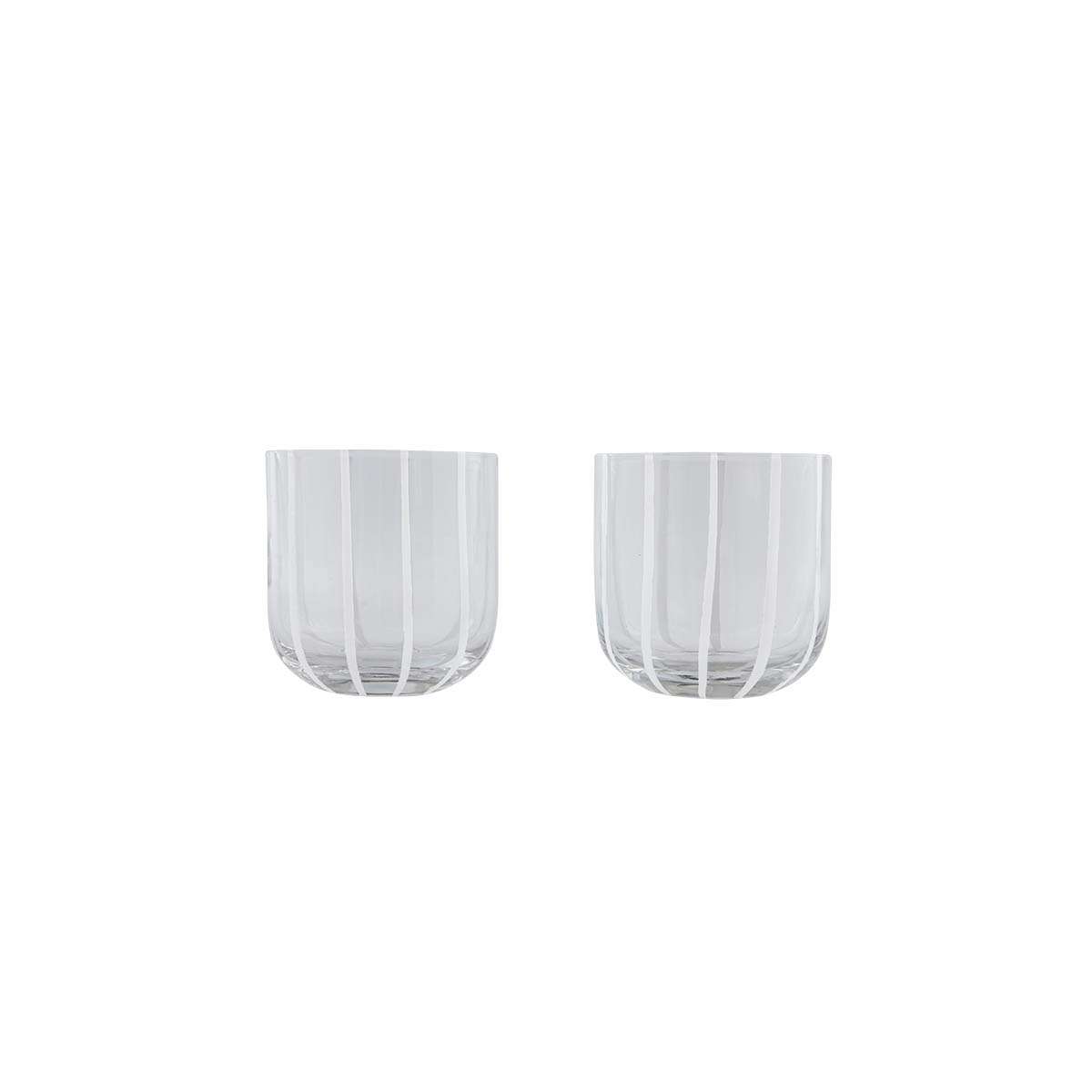 Set of 2 glass glasses OYOY LIVING DESIGN