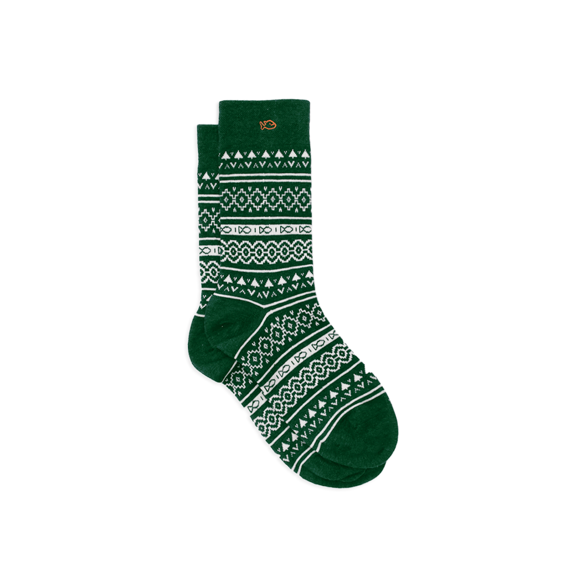 Combed cotton jacquard socks BILLYBELT Green