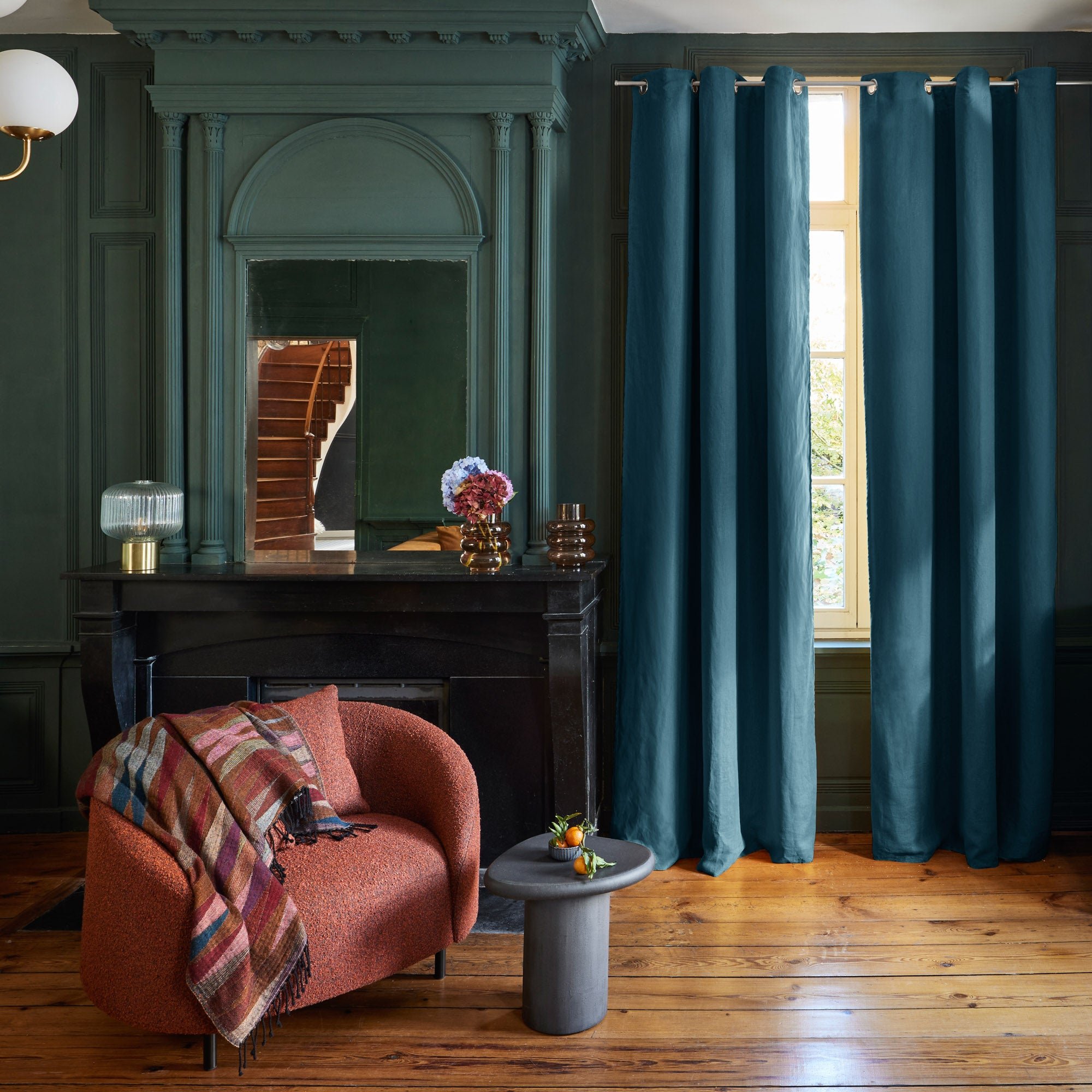 Lined black-out curtain with eyelets MADURA