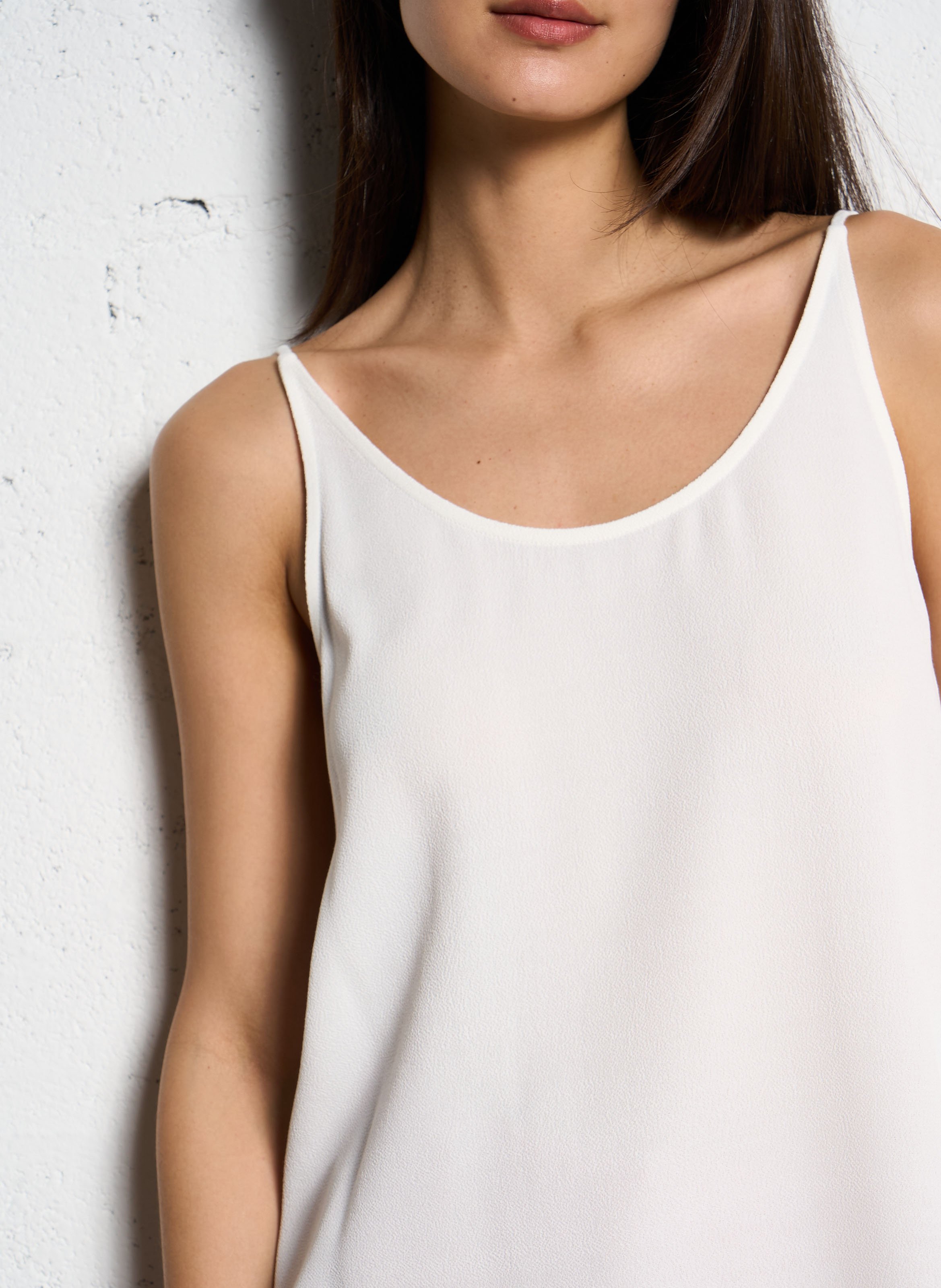 Top à bretelles en crêpe BA&SH Beige