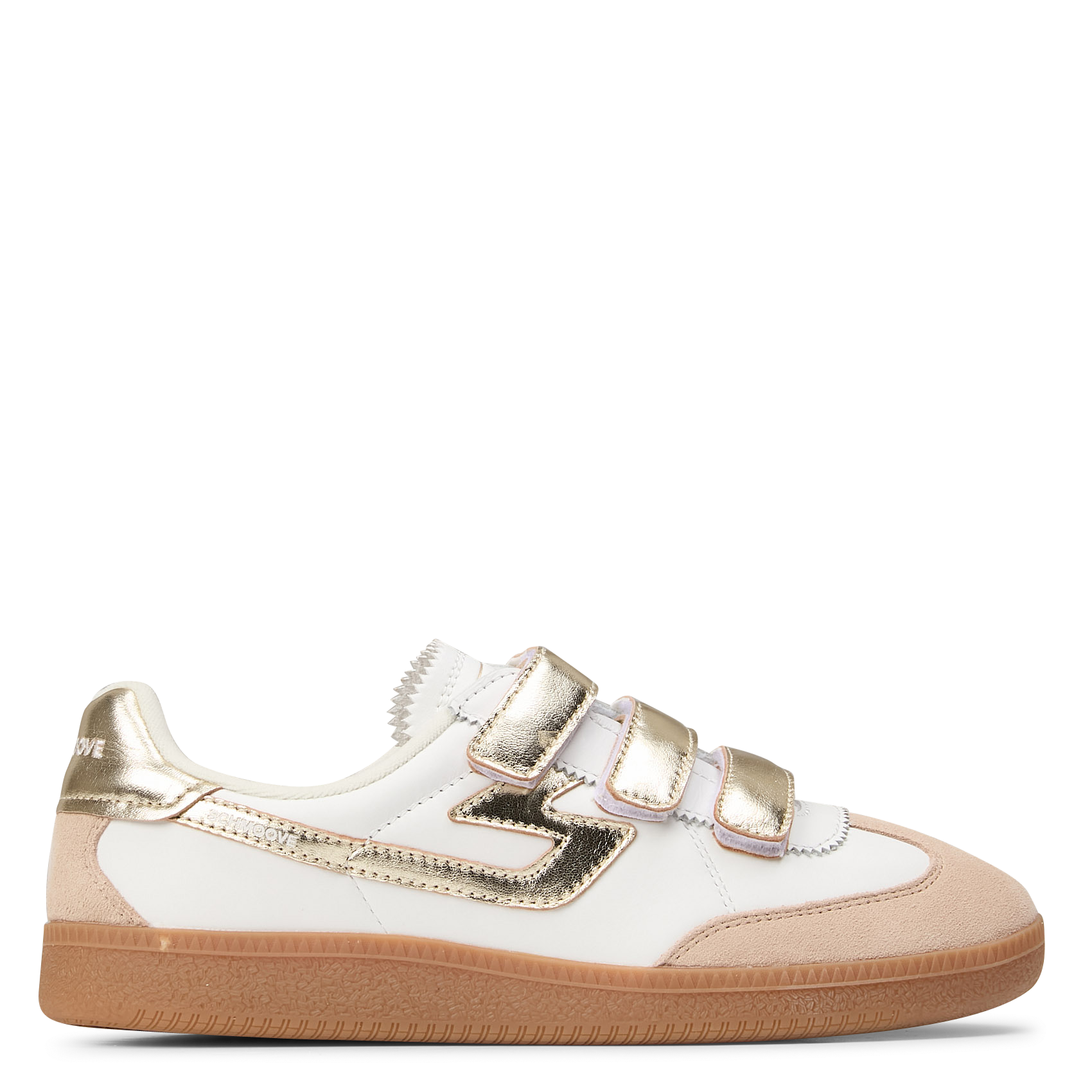 Low-top leather mix sneakers SCHMOOVE Multicolored