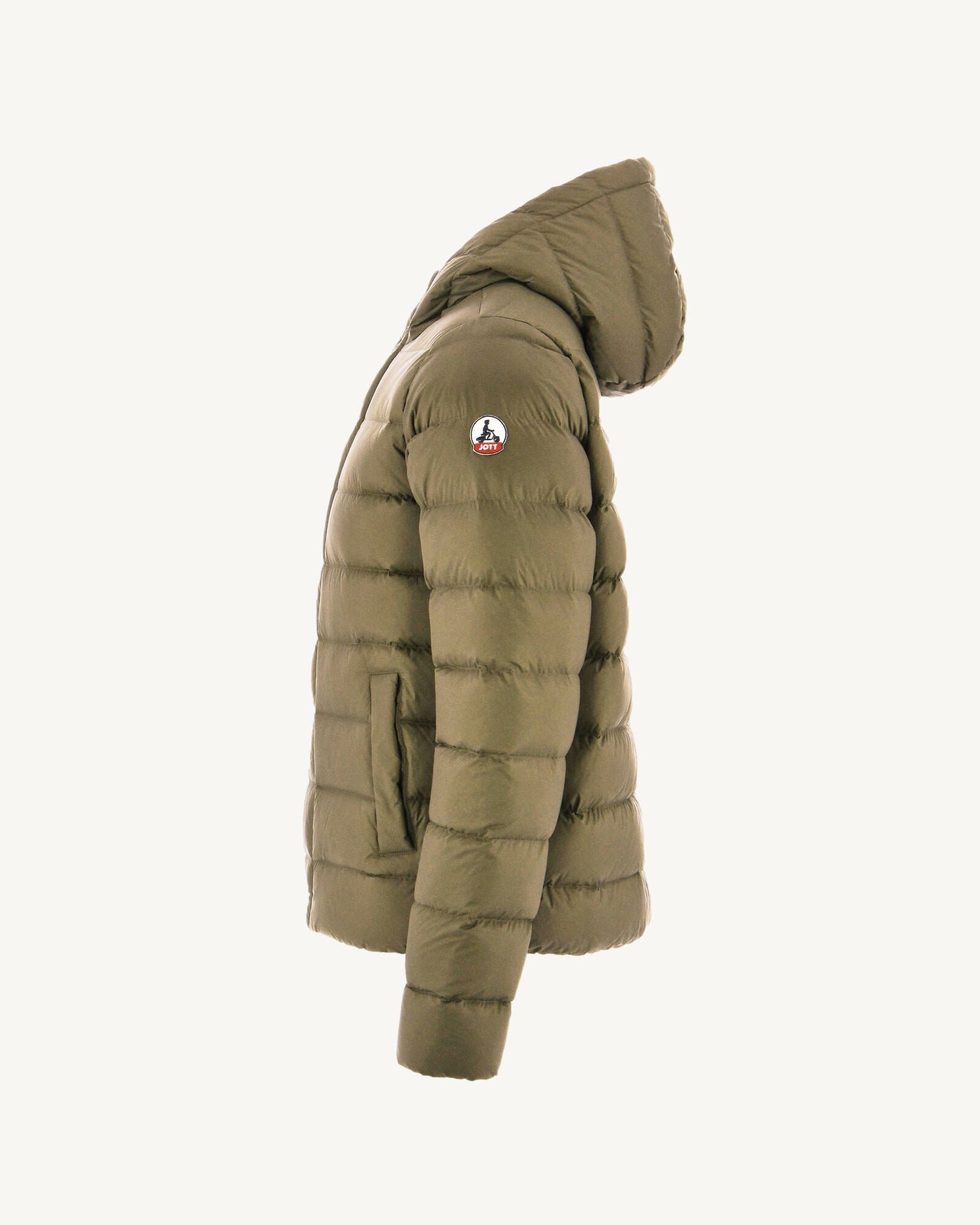 Jorge hooded puffer jacket JOTT Green