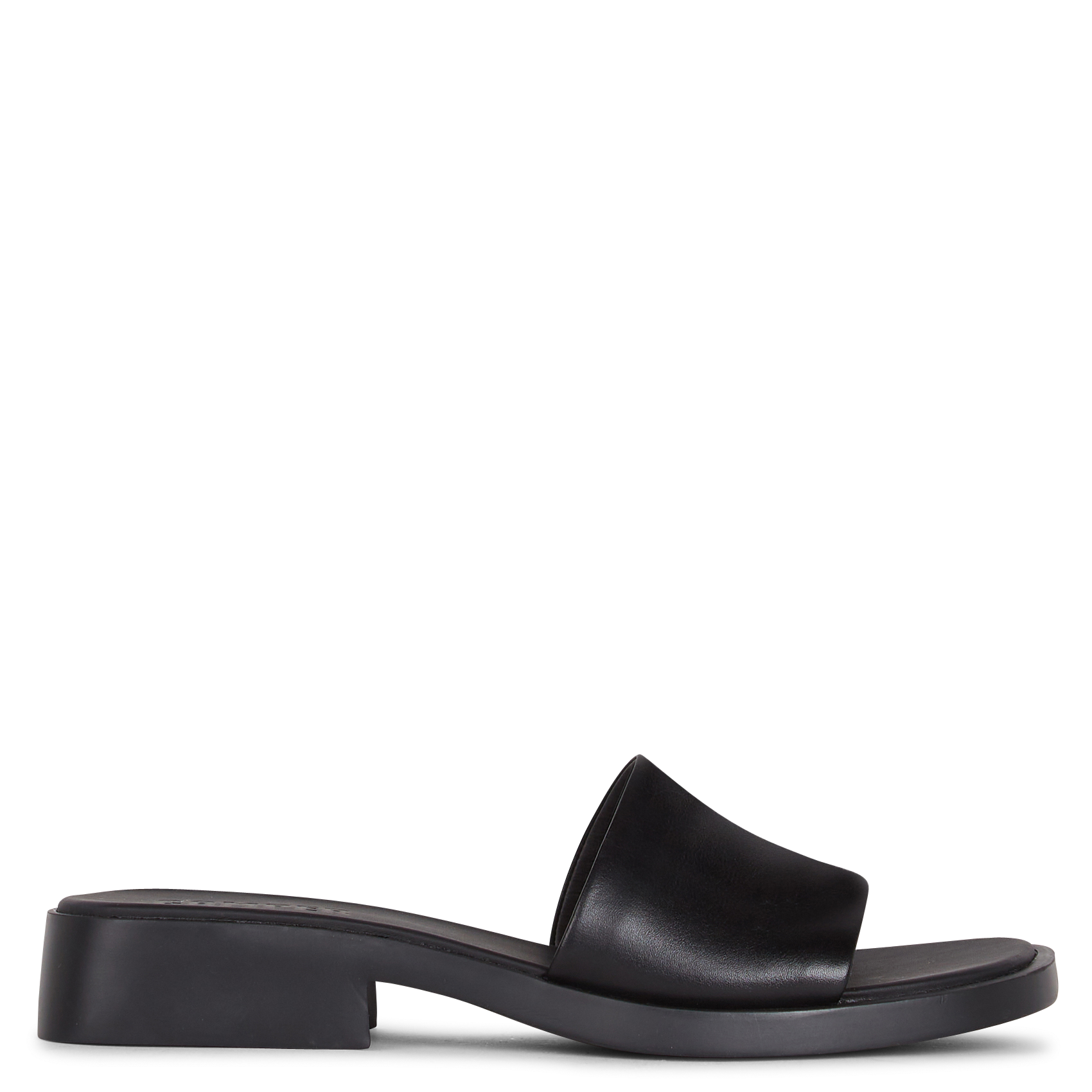 Sandales plates en cuir CAMPER Noir