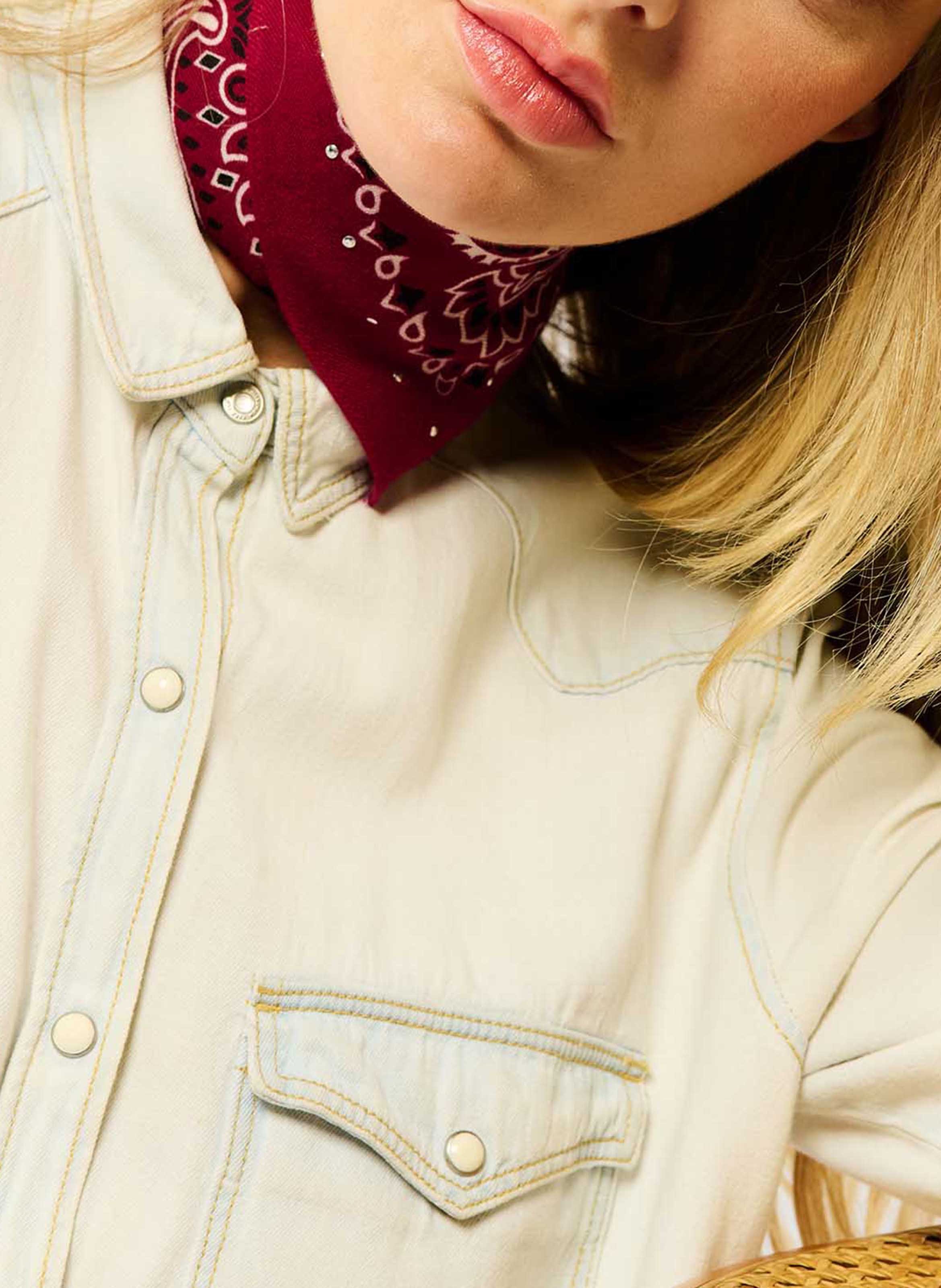 Bandana printed scarf WILD