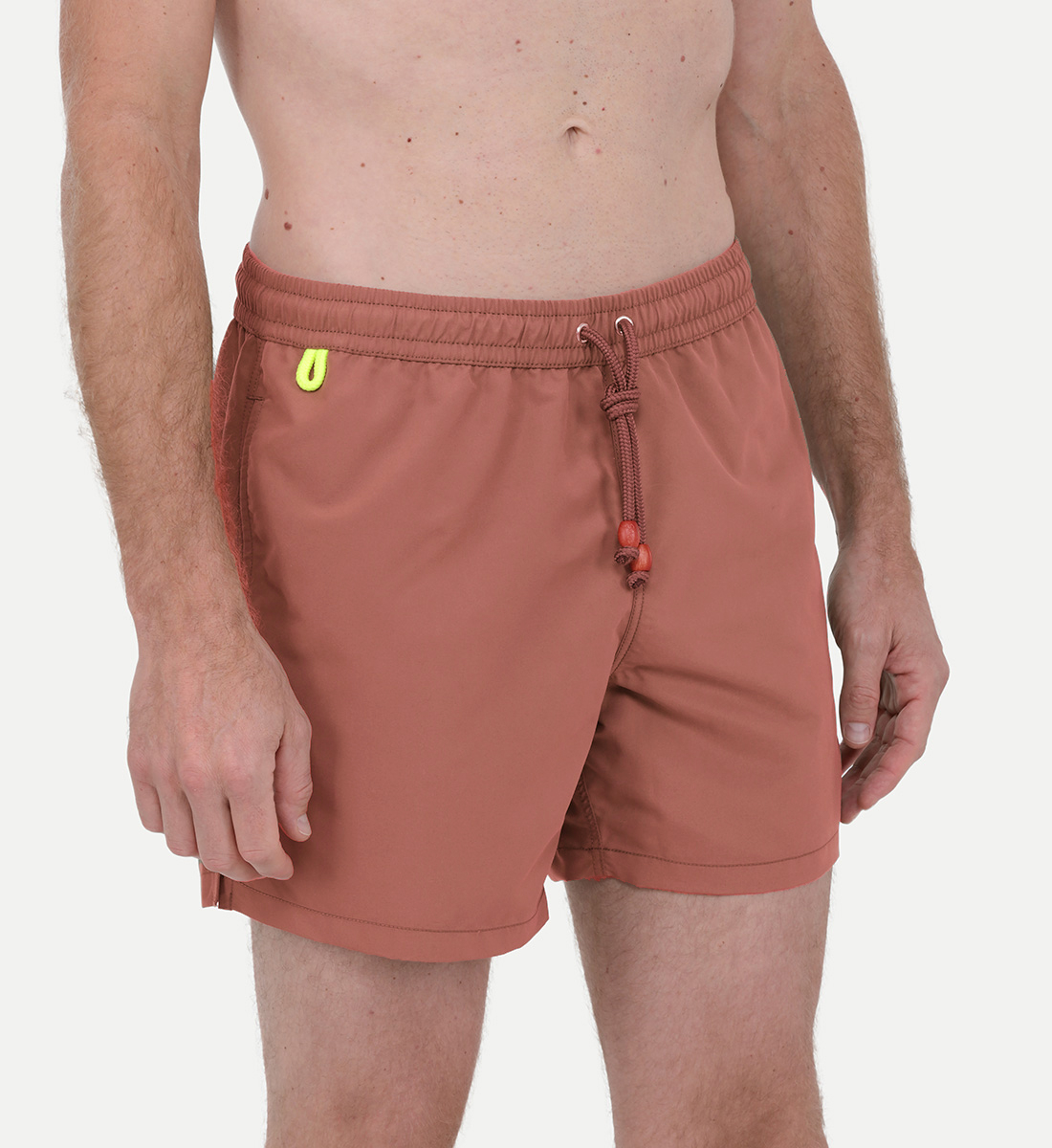 Swim shorts - terracotta GILI'S Brown