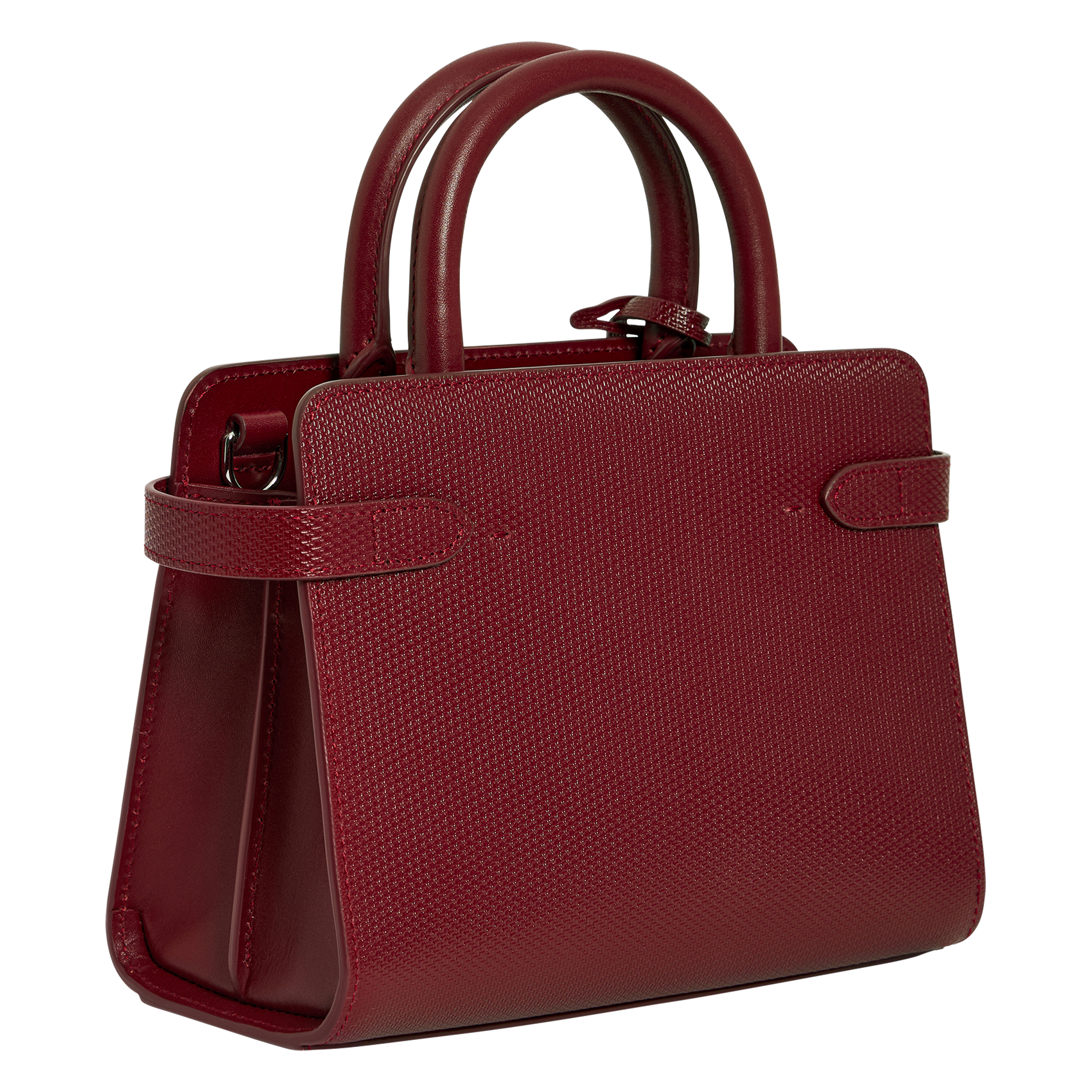 Sac bandoulière en cuir LE TANNEUR Rouge