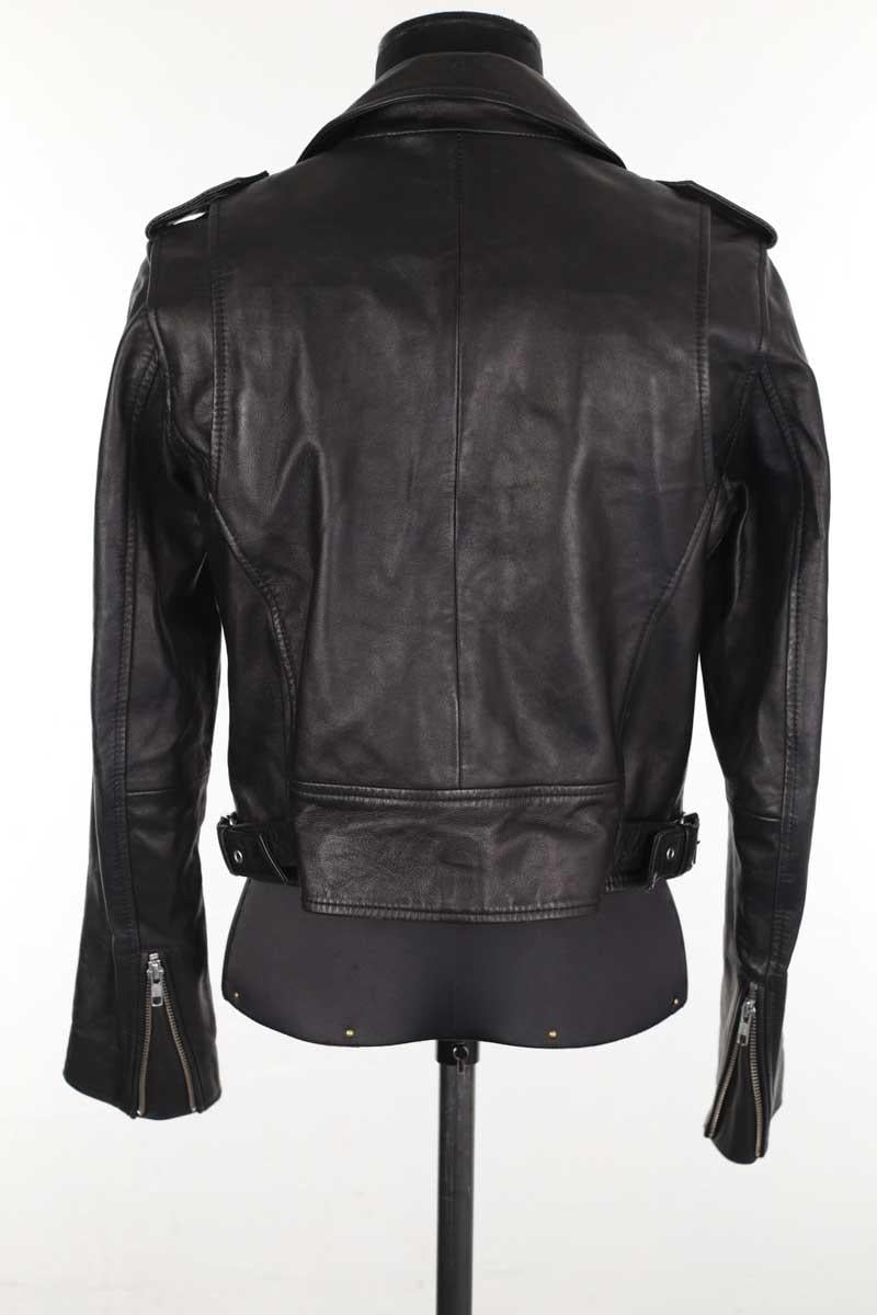 Leather jacket SEZANE - Seconde main Black