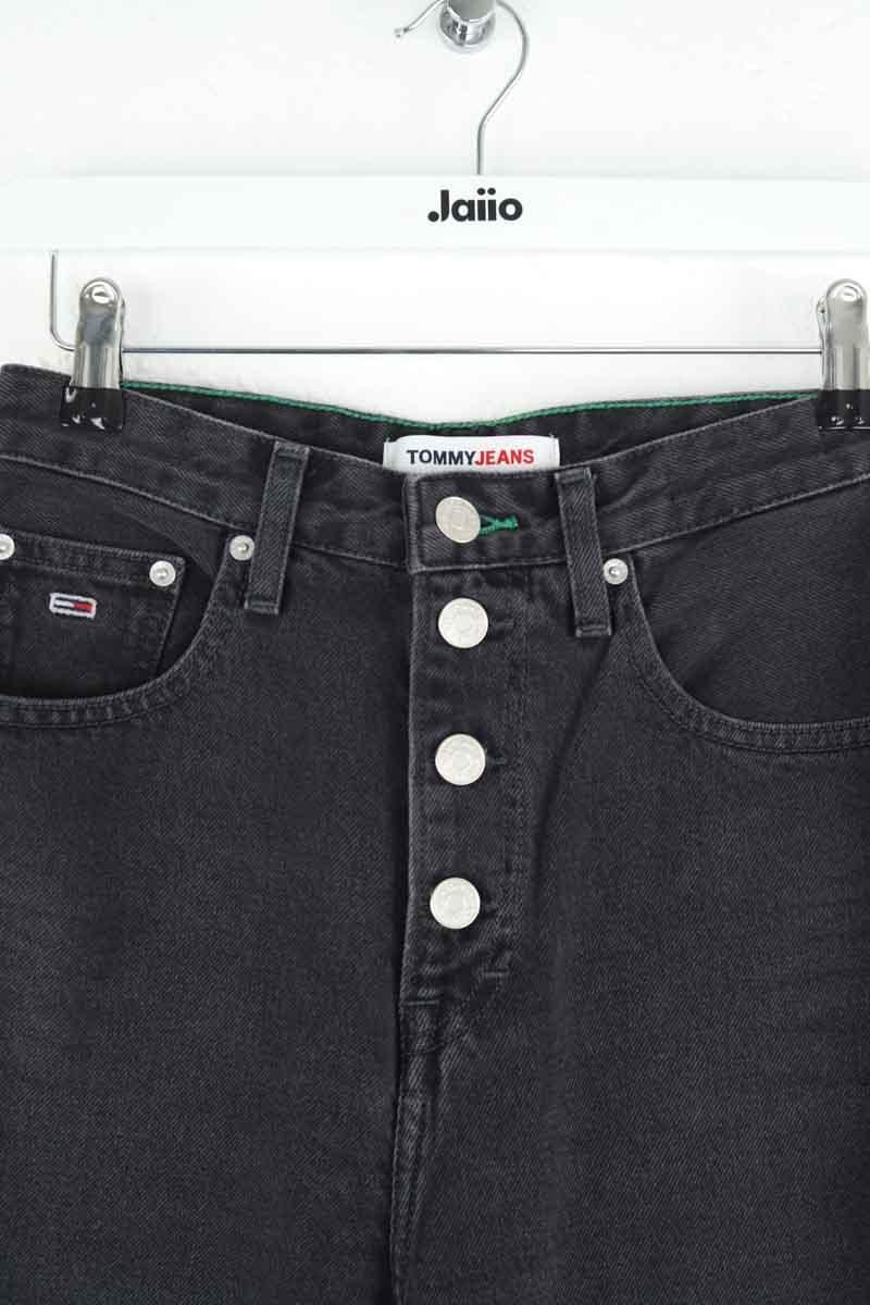Cotton straight jeans TOMMY HILFIGER - SECONDE MAIN Black