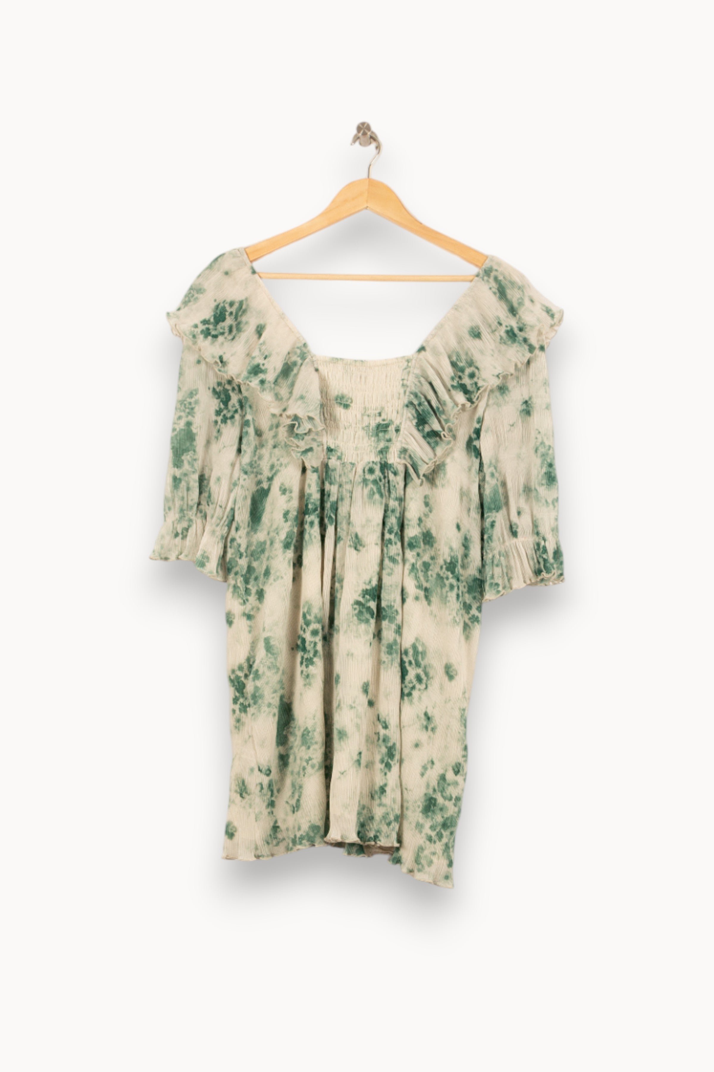 Midi dress GANNI - Seconde Main Green