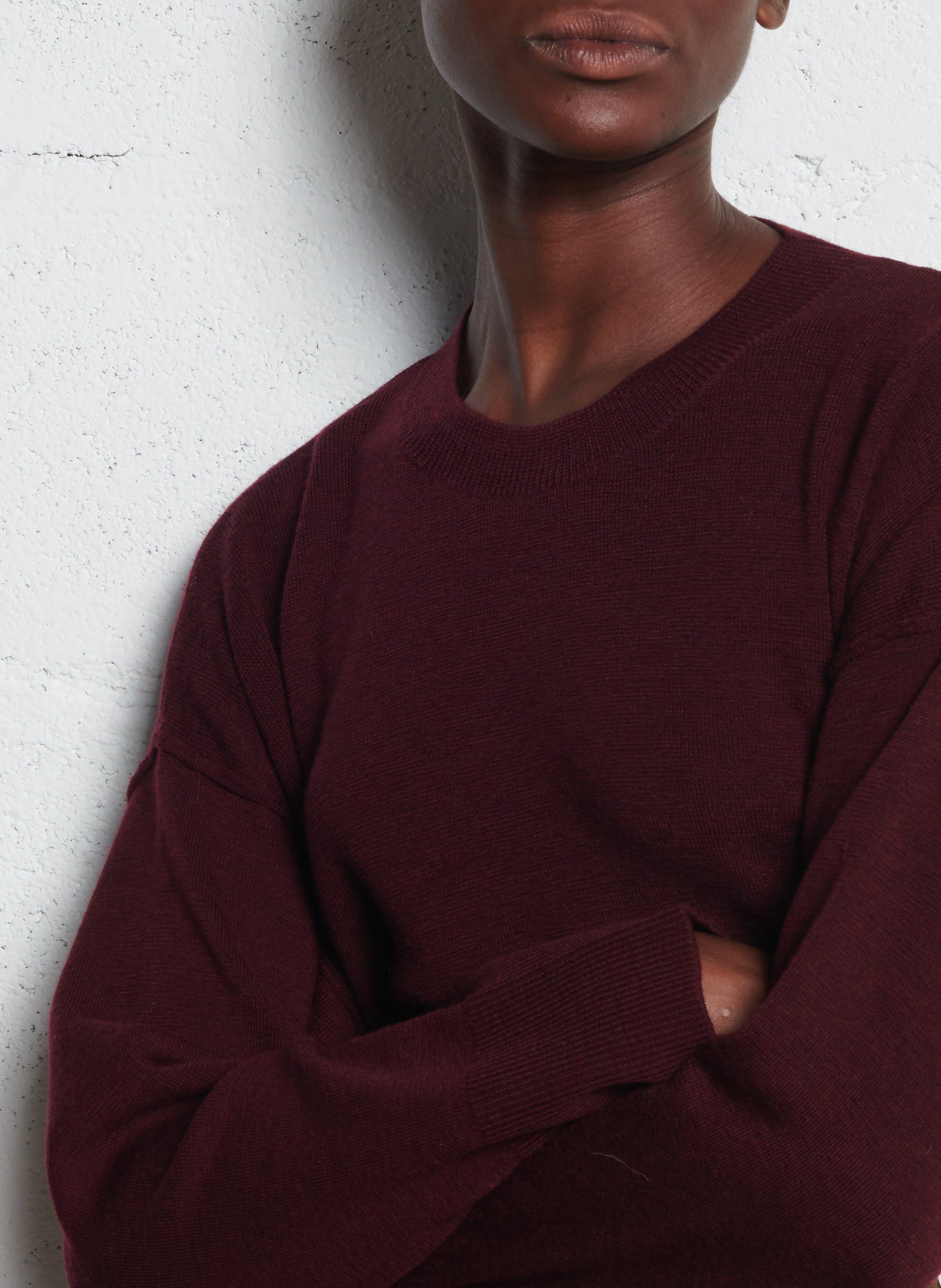 Alpaca wool sweater MAISON ANJE Blue