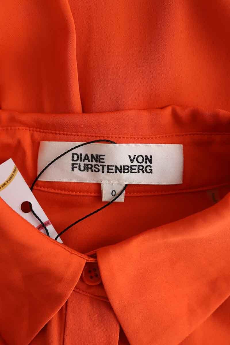 Silk blouse DIANE VON FURSTENBERG - Seconde Main Orange