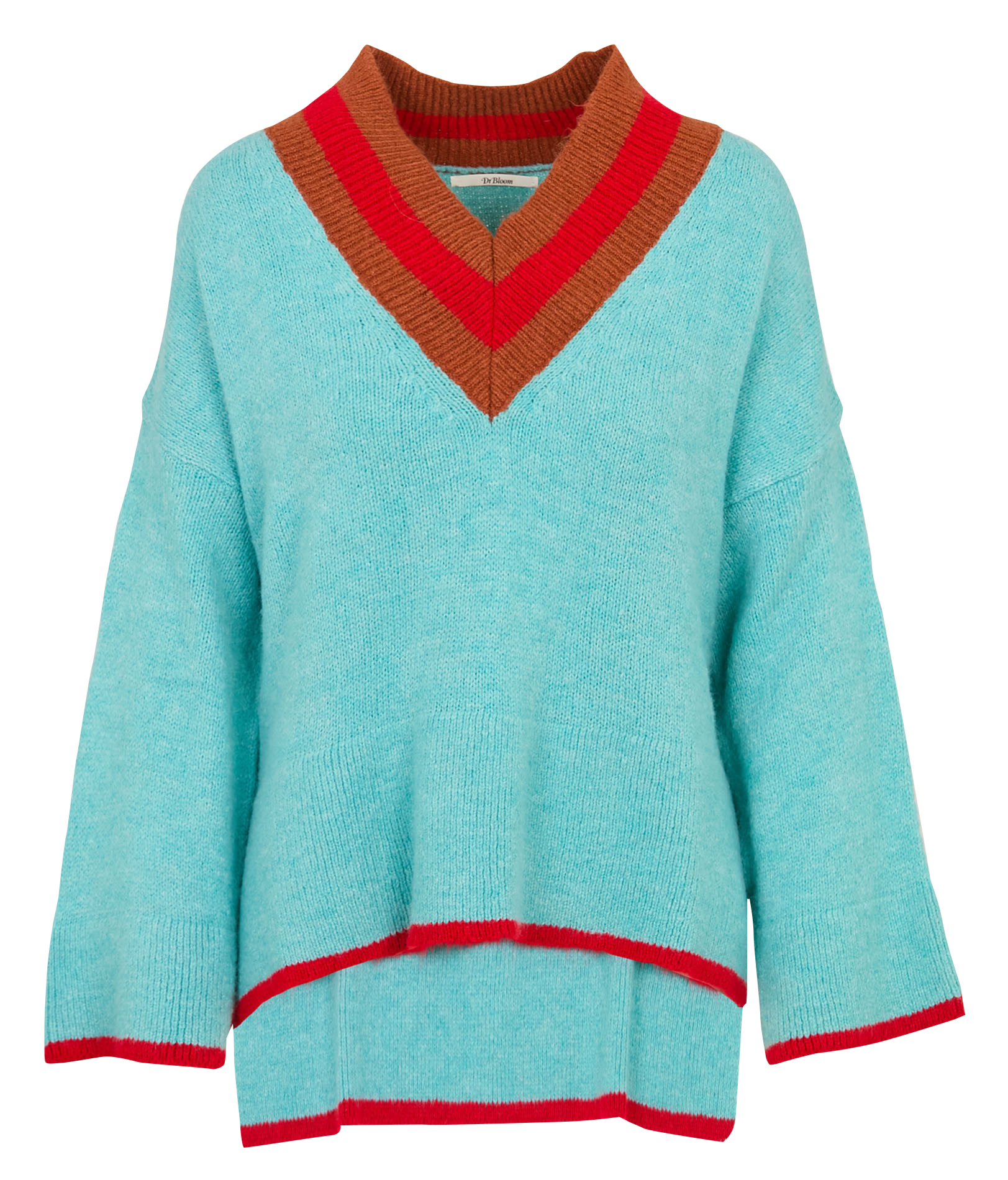 Pull oversize col V DR BLOOM Vert