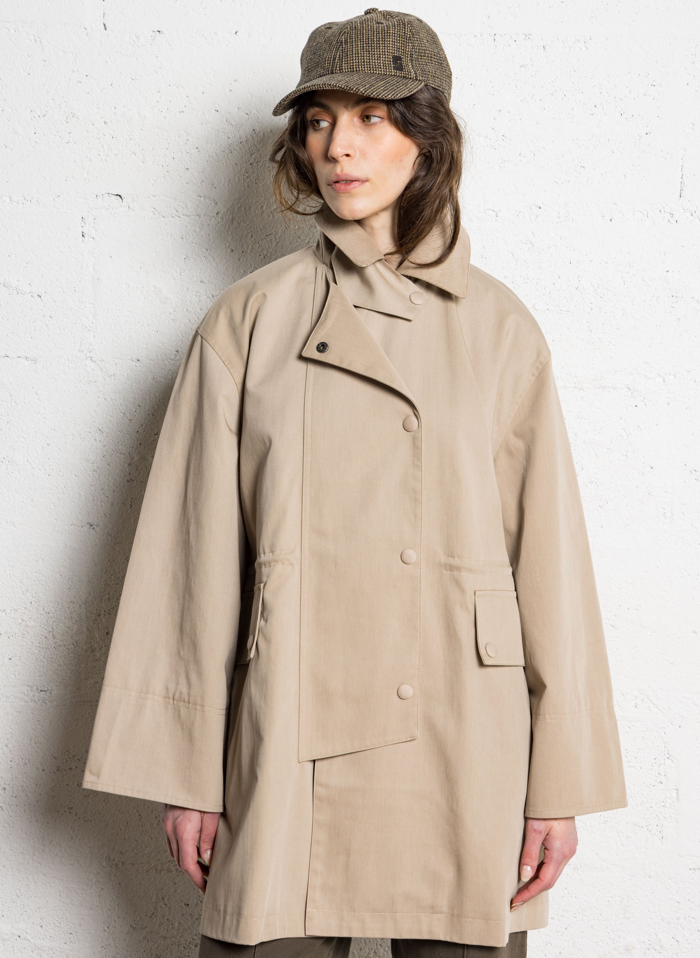Trenchcoat met reverskraag RUE DE TOKYO Beige