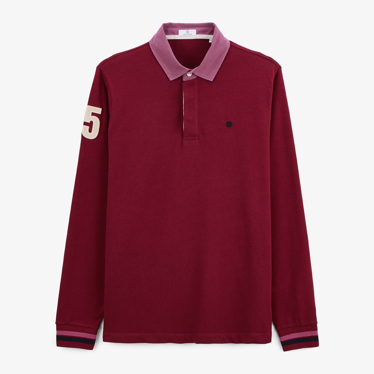 Long-sleeved rugby polo SERGE BLANCO Red