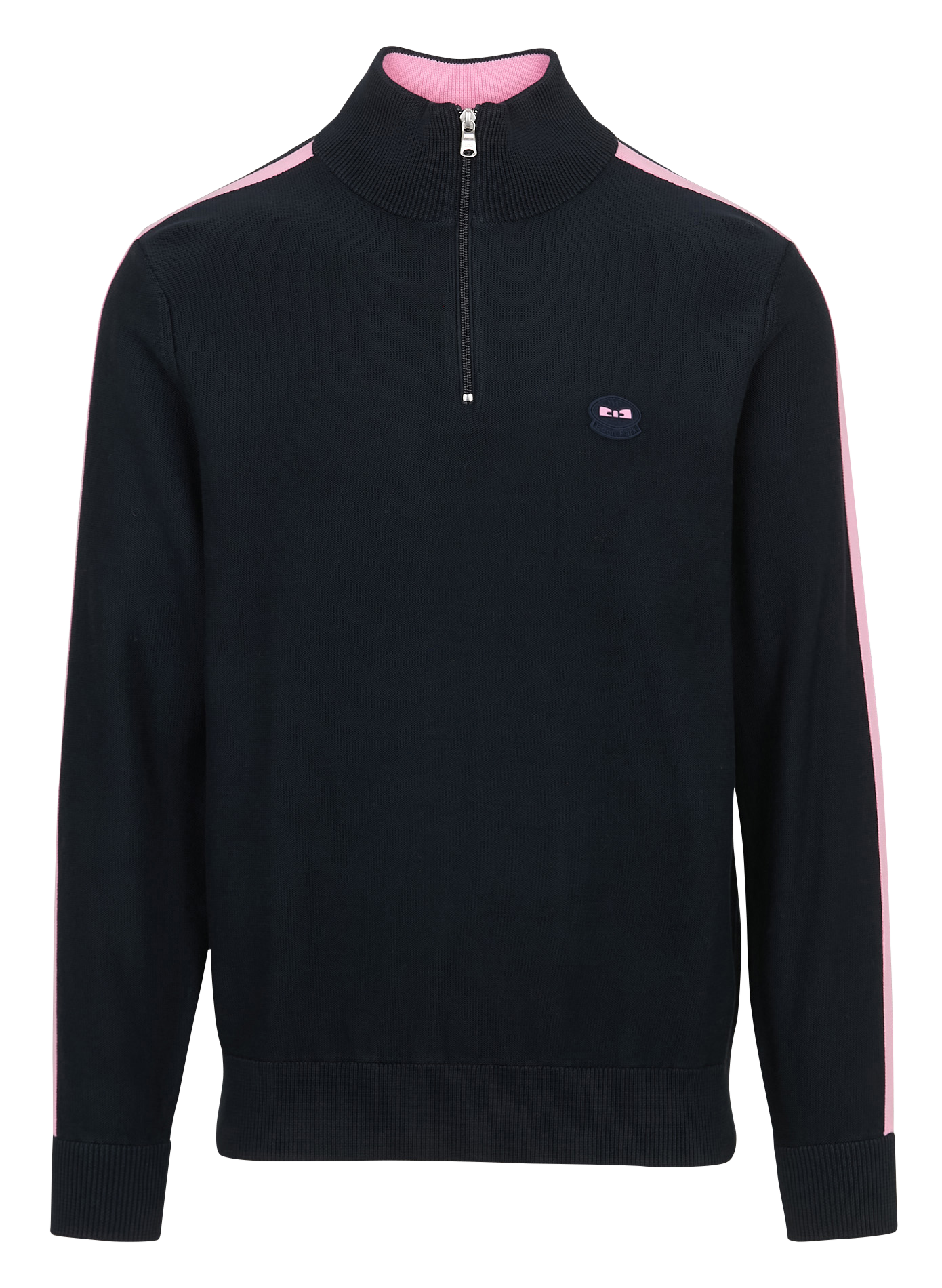 Cotton high-neck sweater EDEN PARK Blue