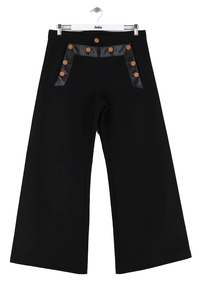 Wide trousers JEAN PAUL GAULTIER - SECONDE MAIN Black