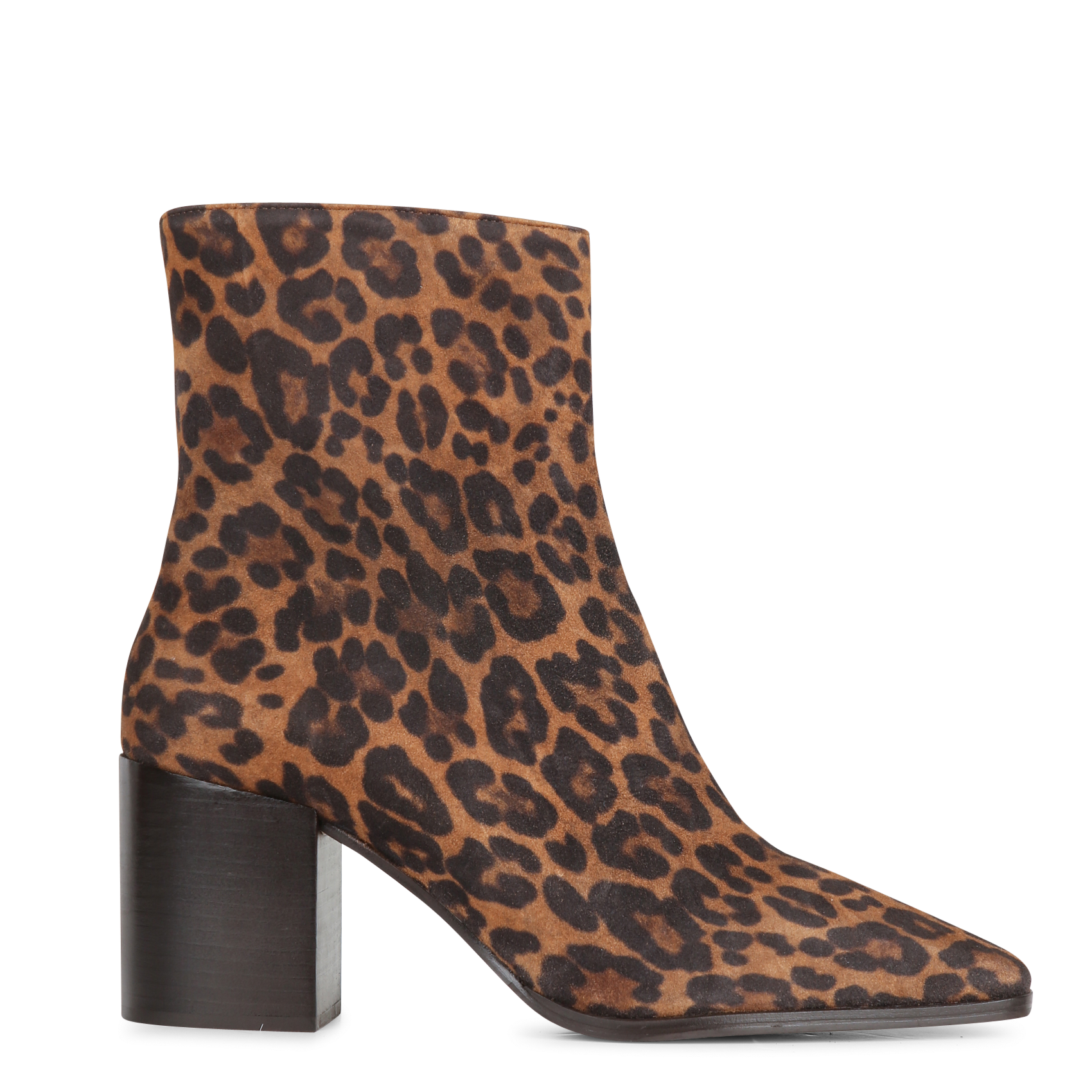 Bottines en cuir velours imprimé RIVECOUR Multicolore