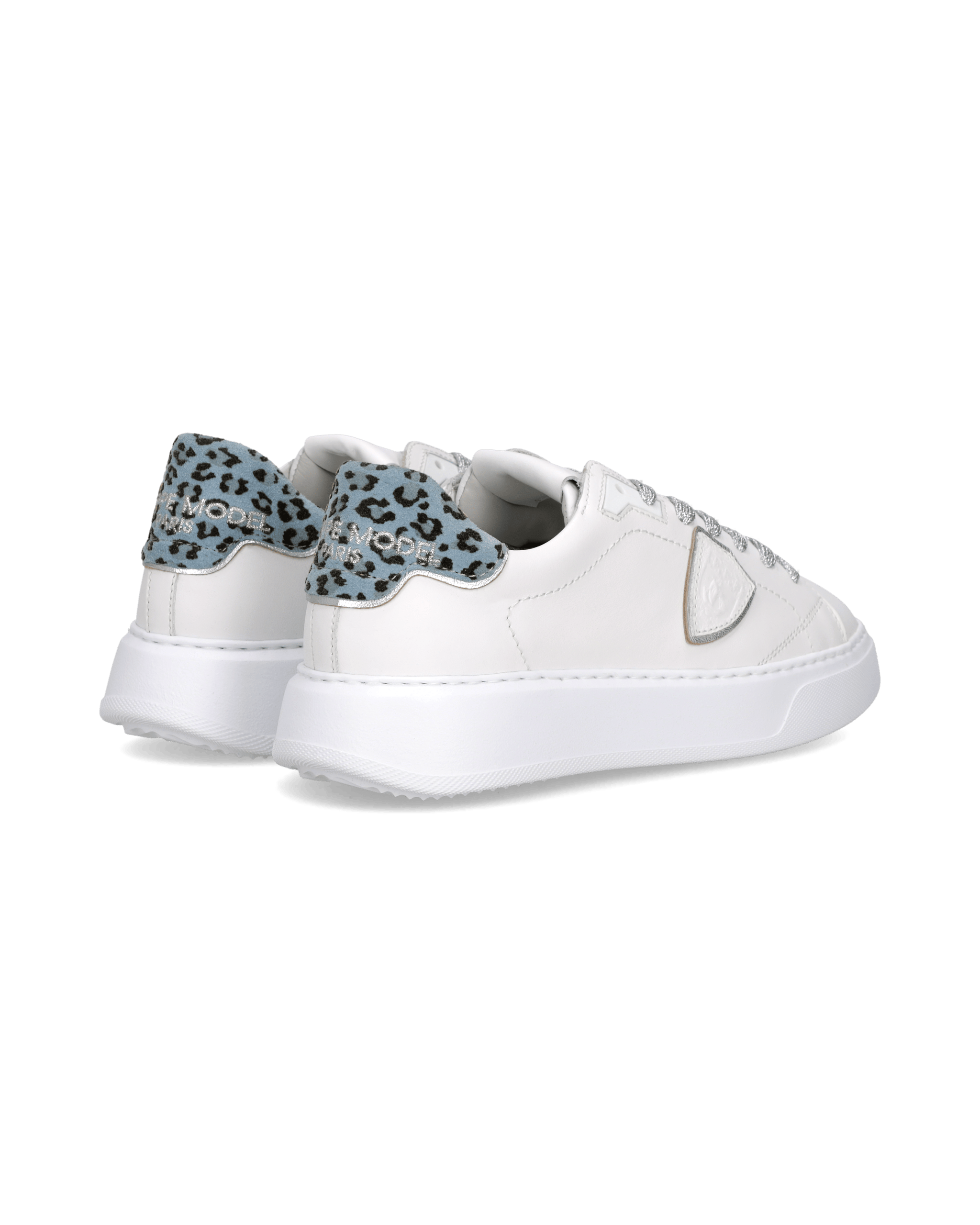 Tennis Temple Sneakers. PHILIPPE MODEL Blue
