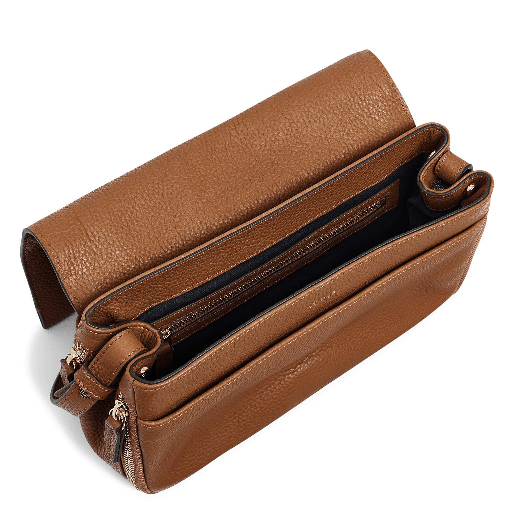 Leren schoudertas LE TANNEUR Bruin