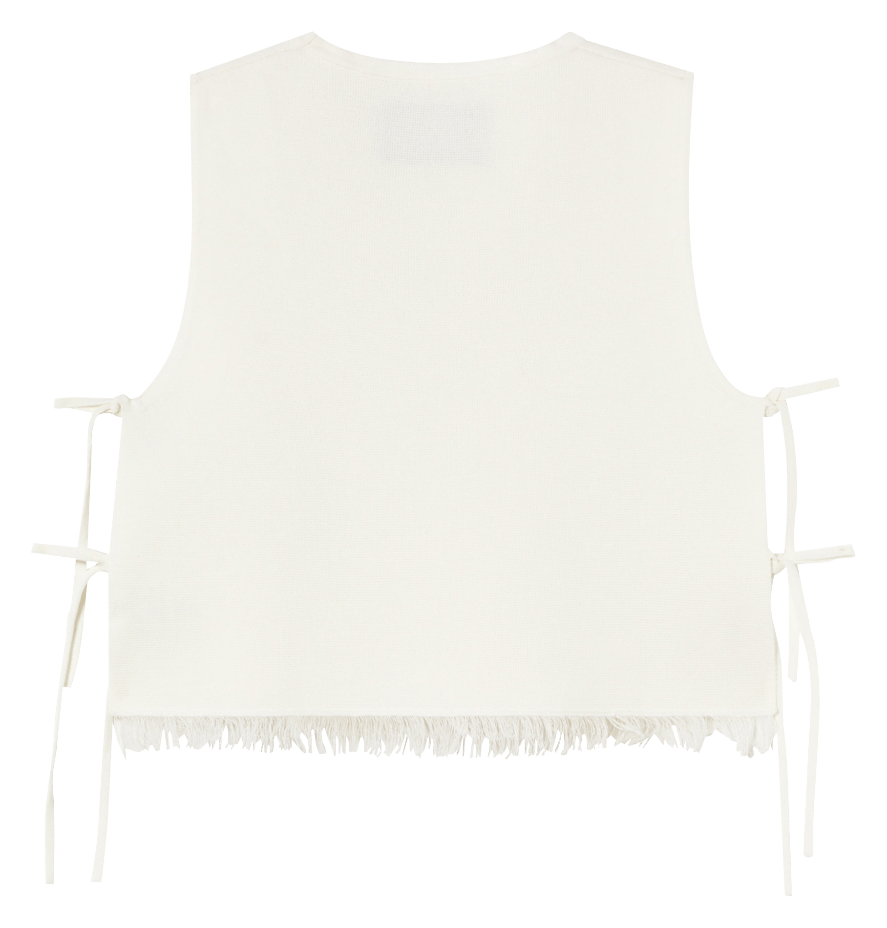 Aimee dotted Swiss top THE TINY BIG SISTER White