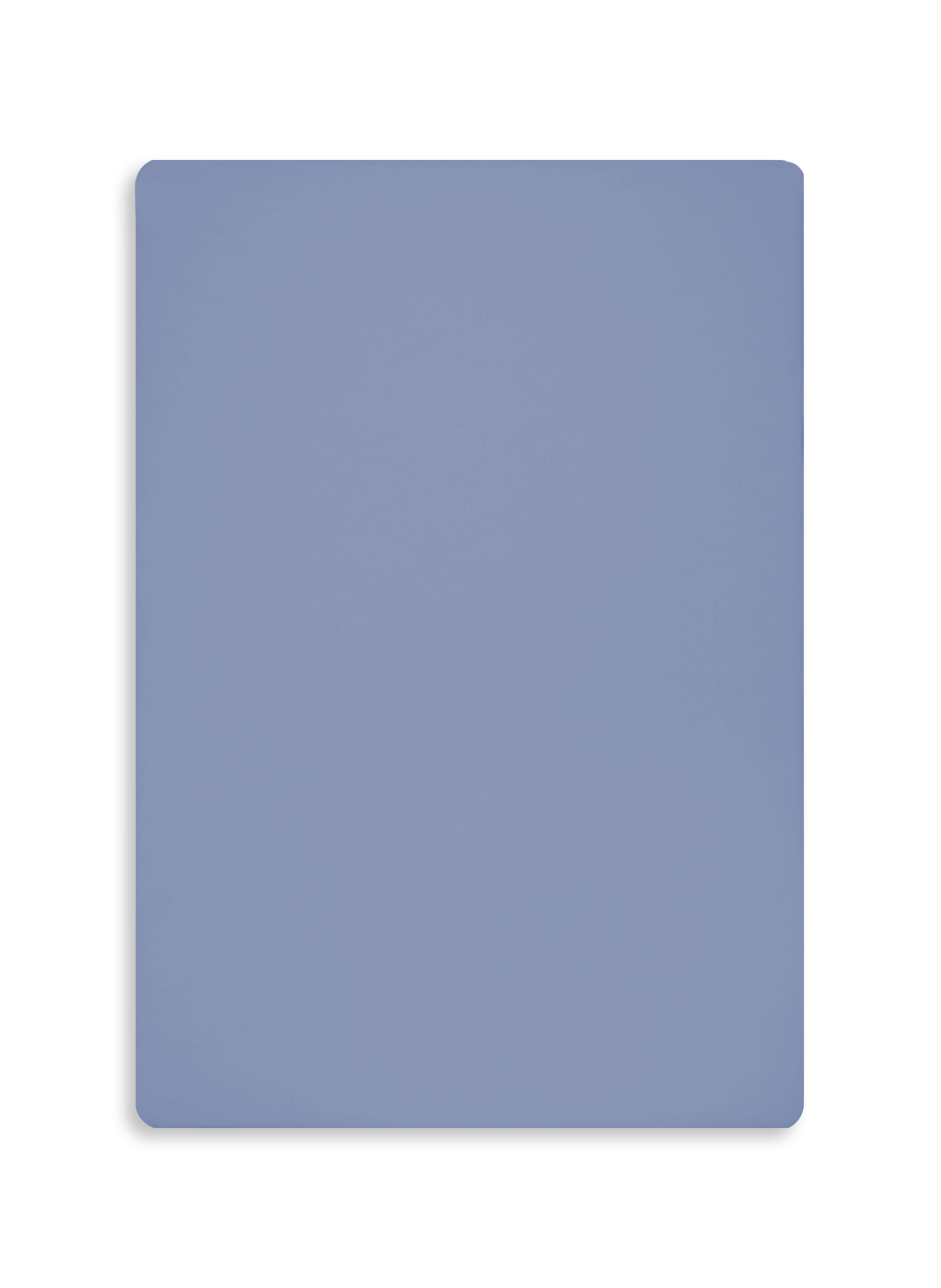 Cotton fitted sheet AU PRINTEMPS PARIS MAISON Blue