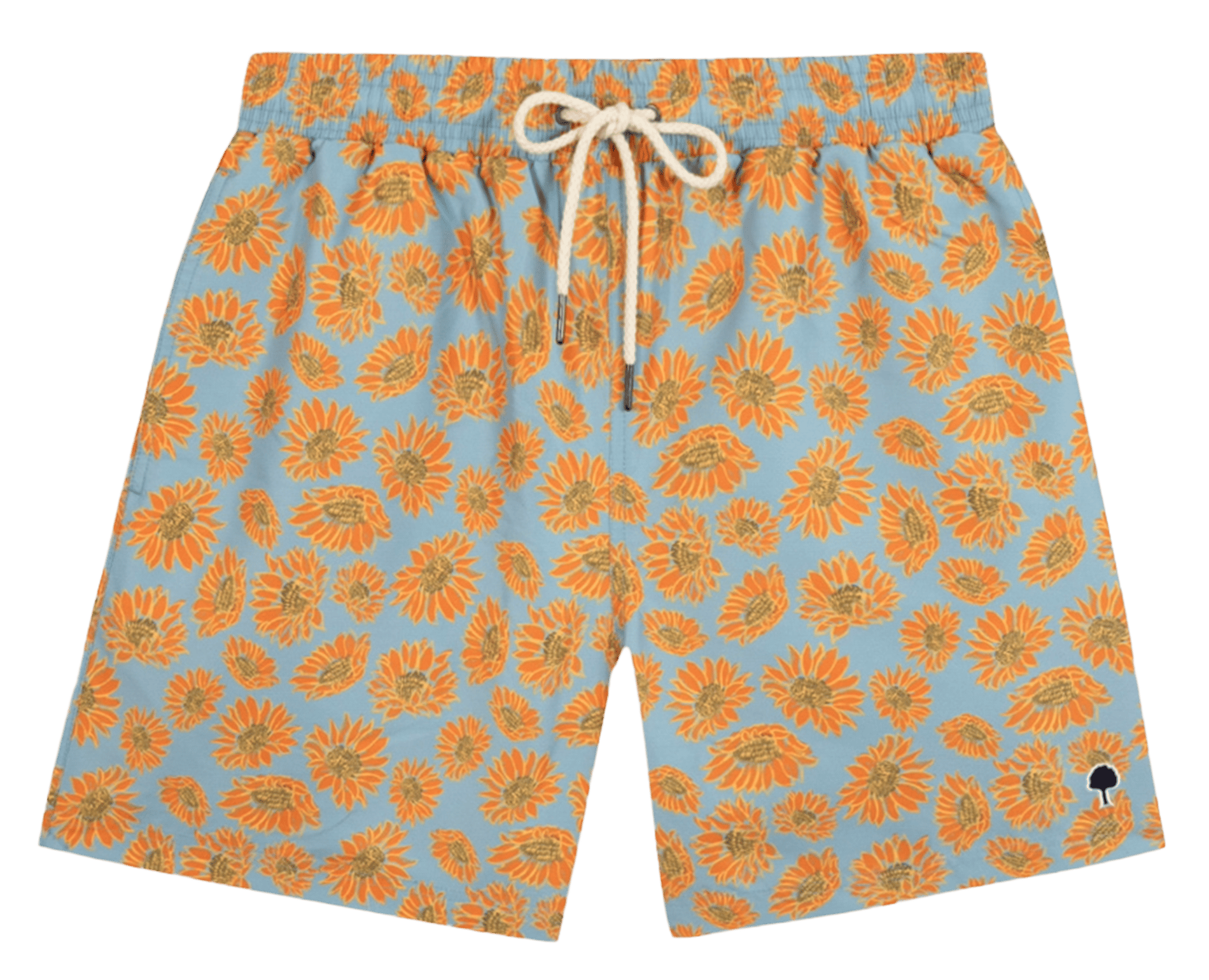 Badeshorts mit Grafik-Print FAGUO Blau