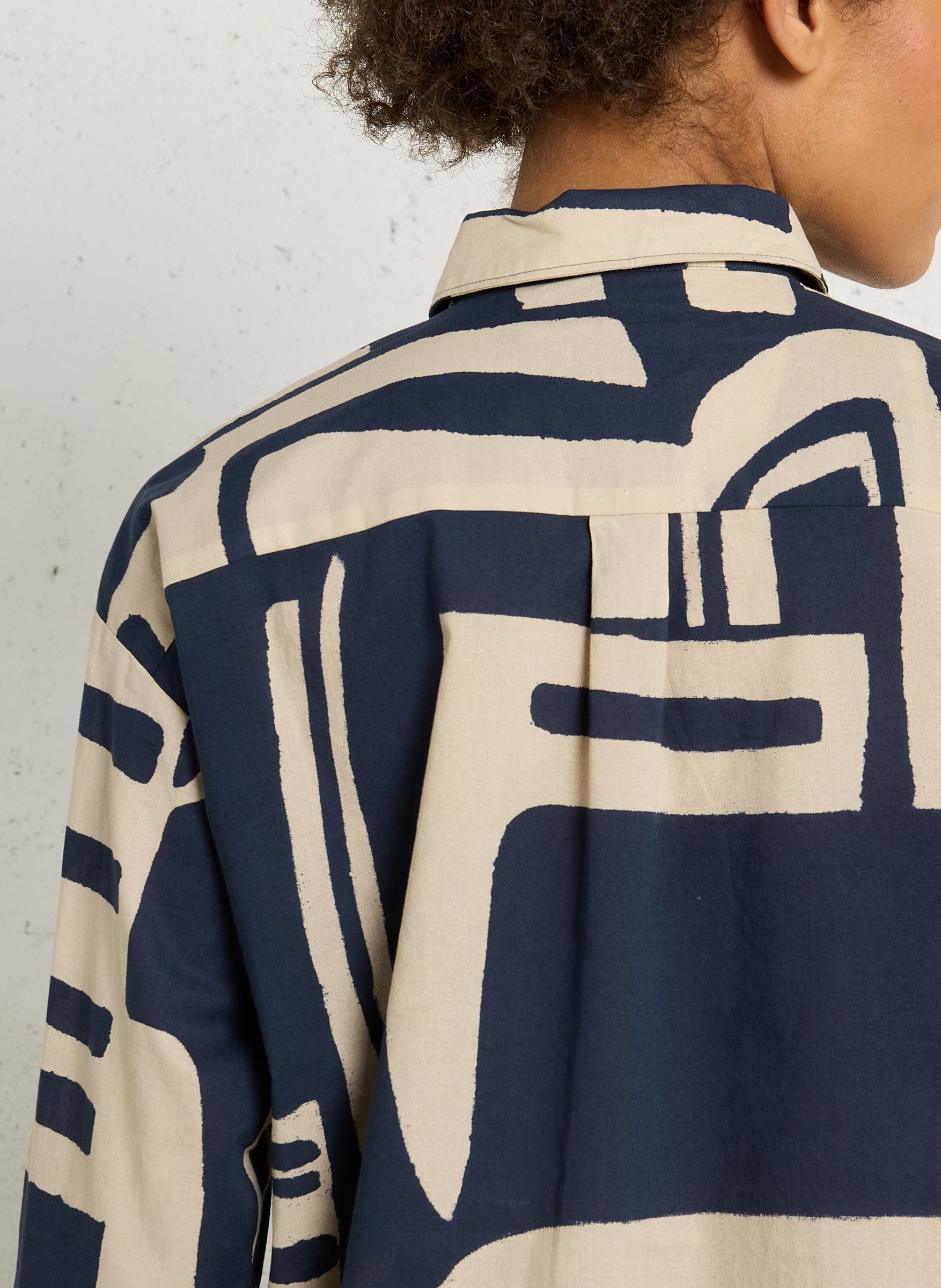 Blouse met klassieke kraag HARTFORD Veelkleurig