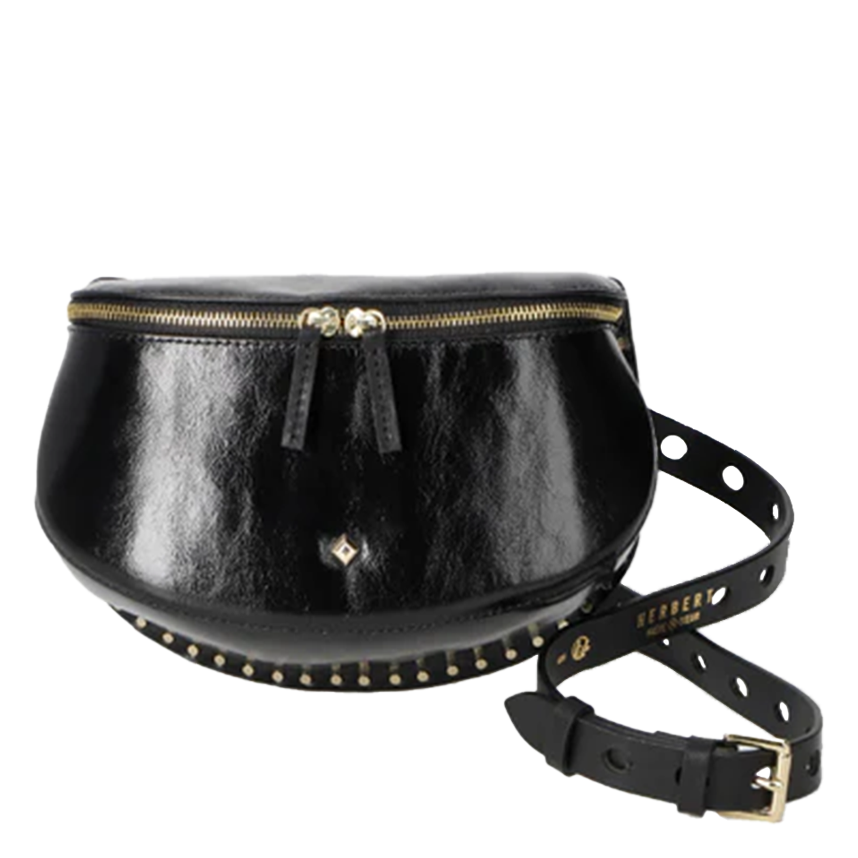 Hüfttasche aus Leder HERBERT FRERE SOEUR Schwarz