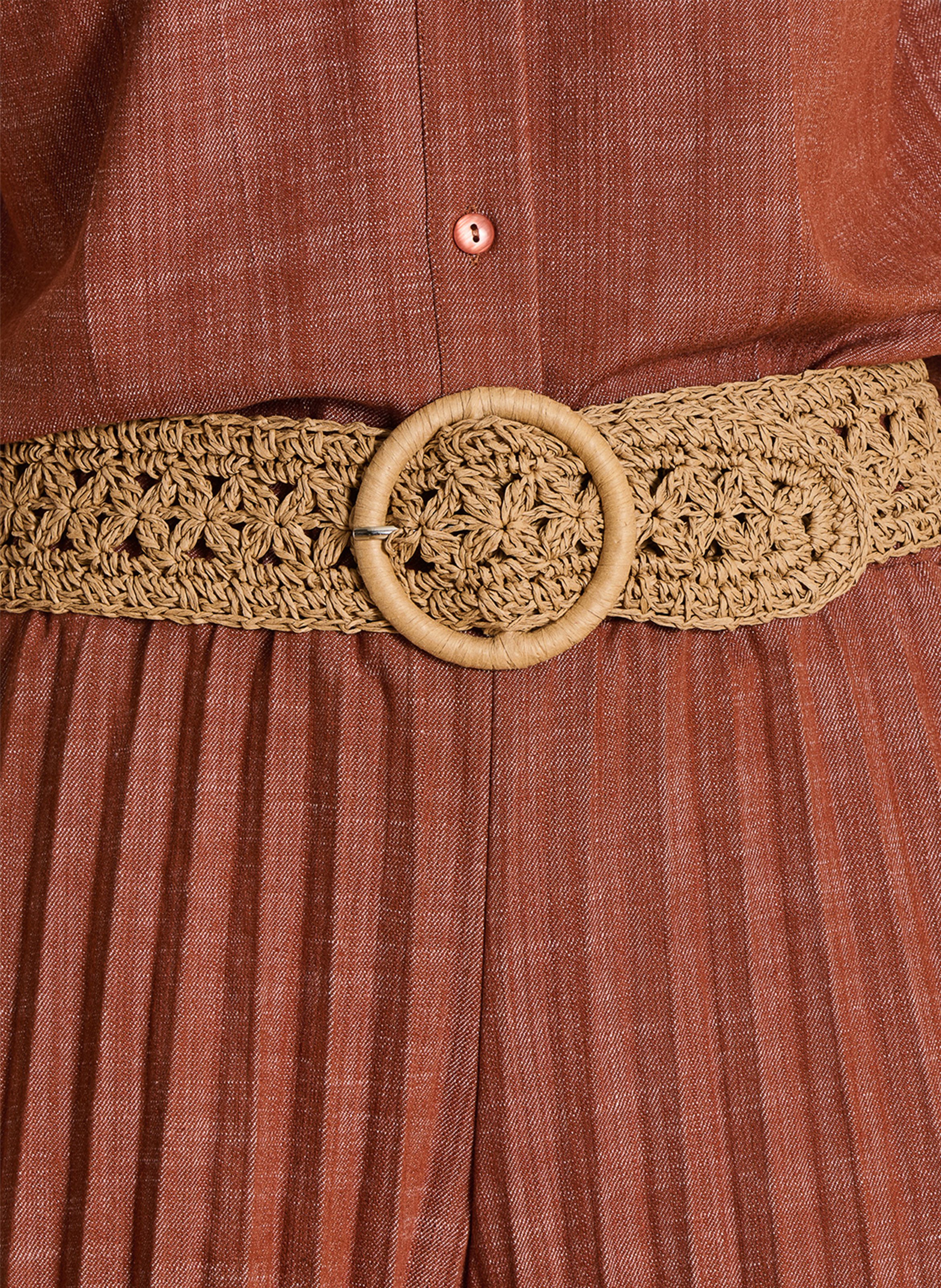 Ceinture en crochet LA FEE MARABOUTEE Beige