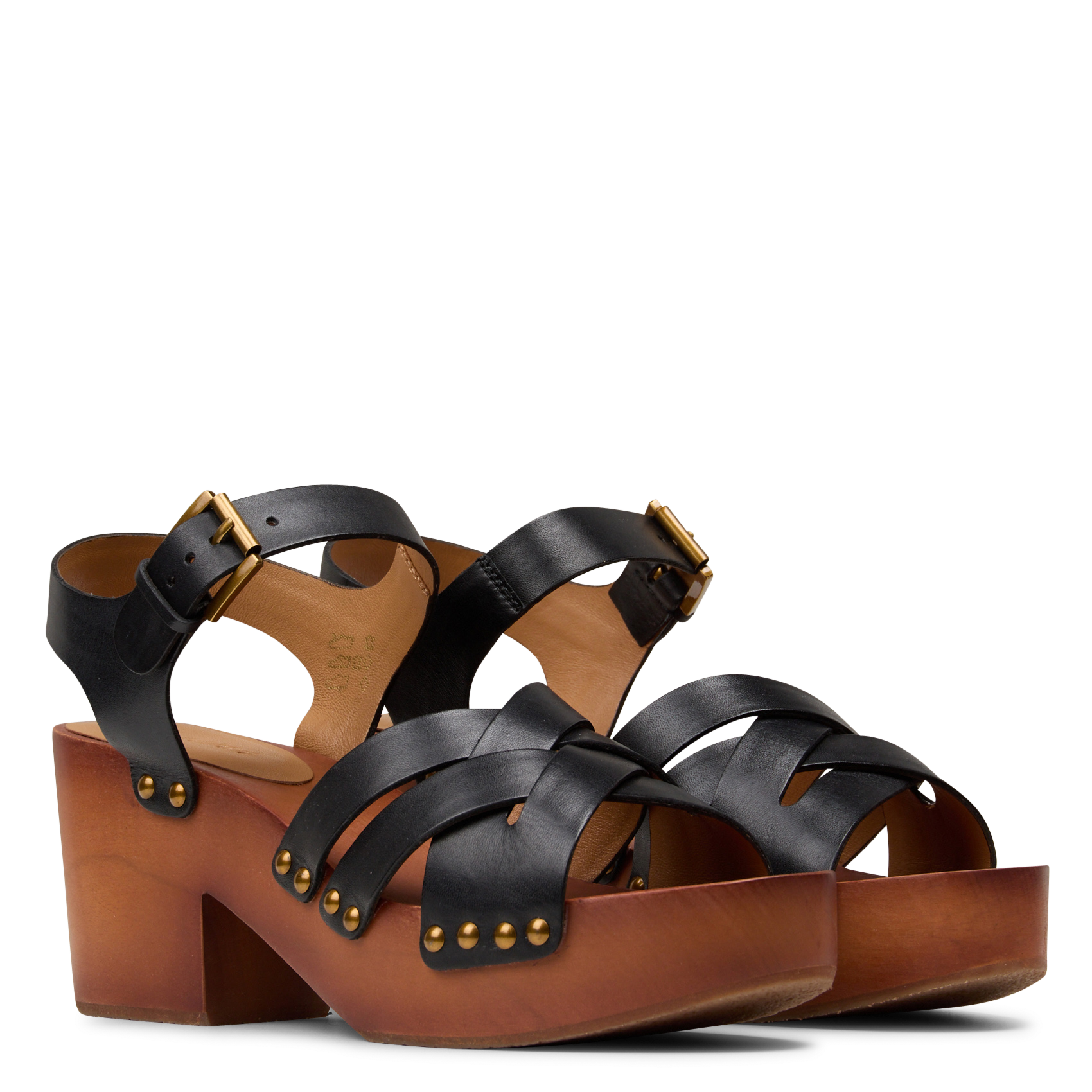 Espadrilles met sleehak COTELAC Zwart