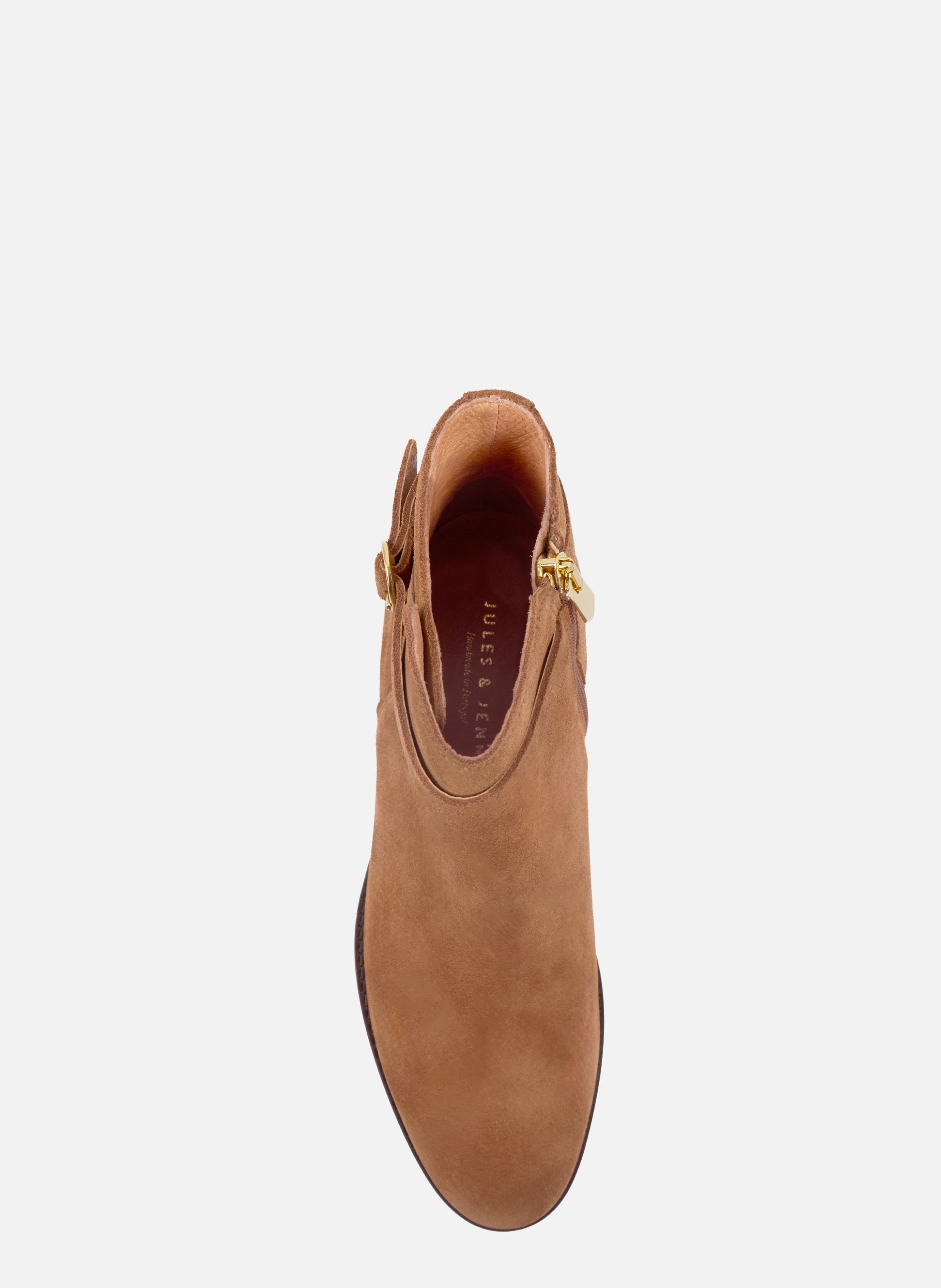 Suede riding boots JULES & JENN Brown
