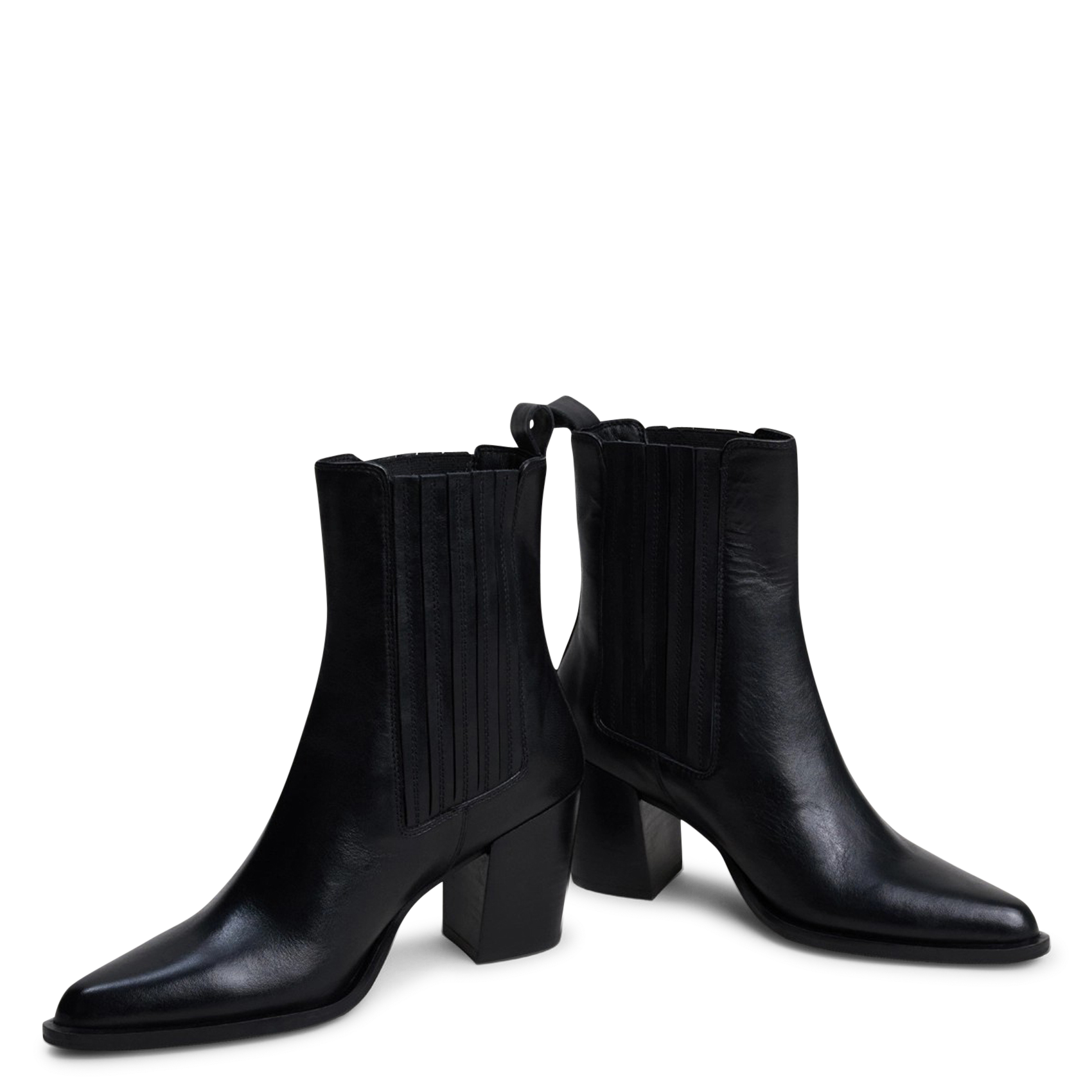 Bottines en cuir JONAK Noir