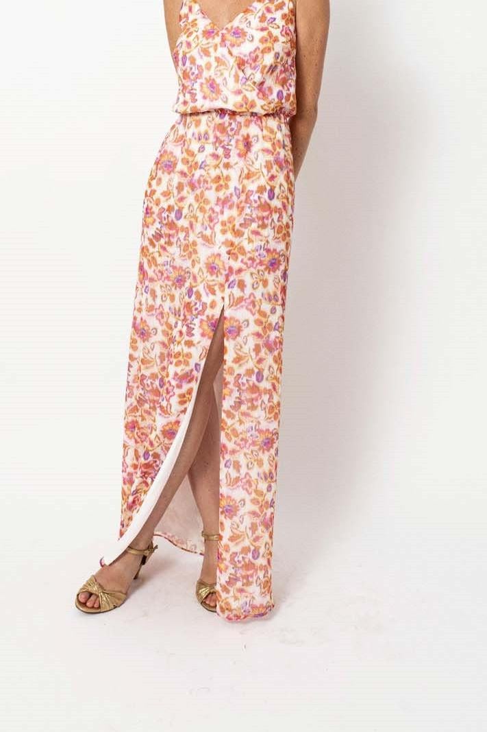 Robe longue MAISON LEMOINE - Seconde main Multicolore