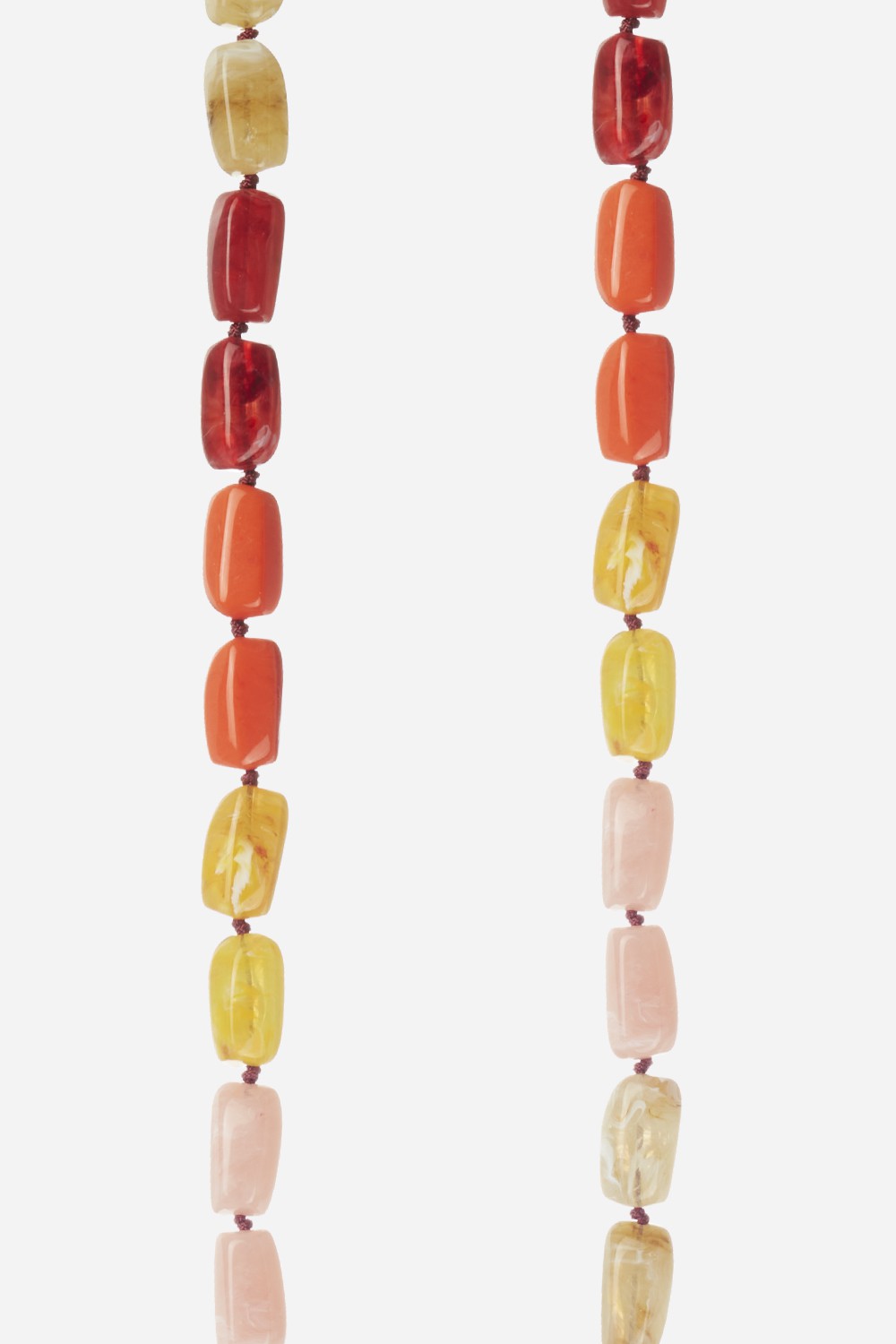 Beaded phone chain LA COQUE FRANCAISE Beige